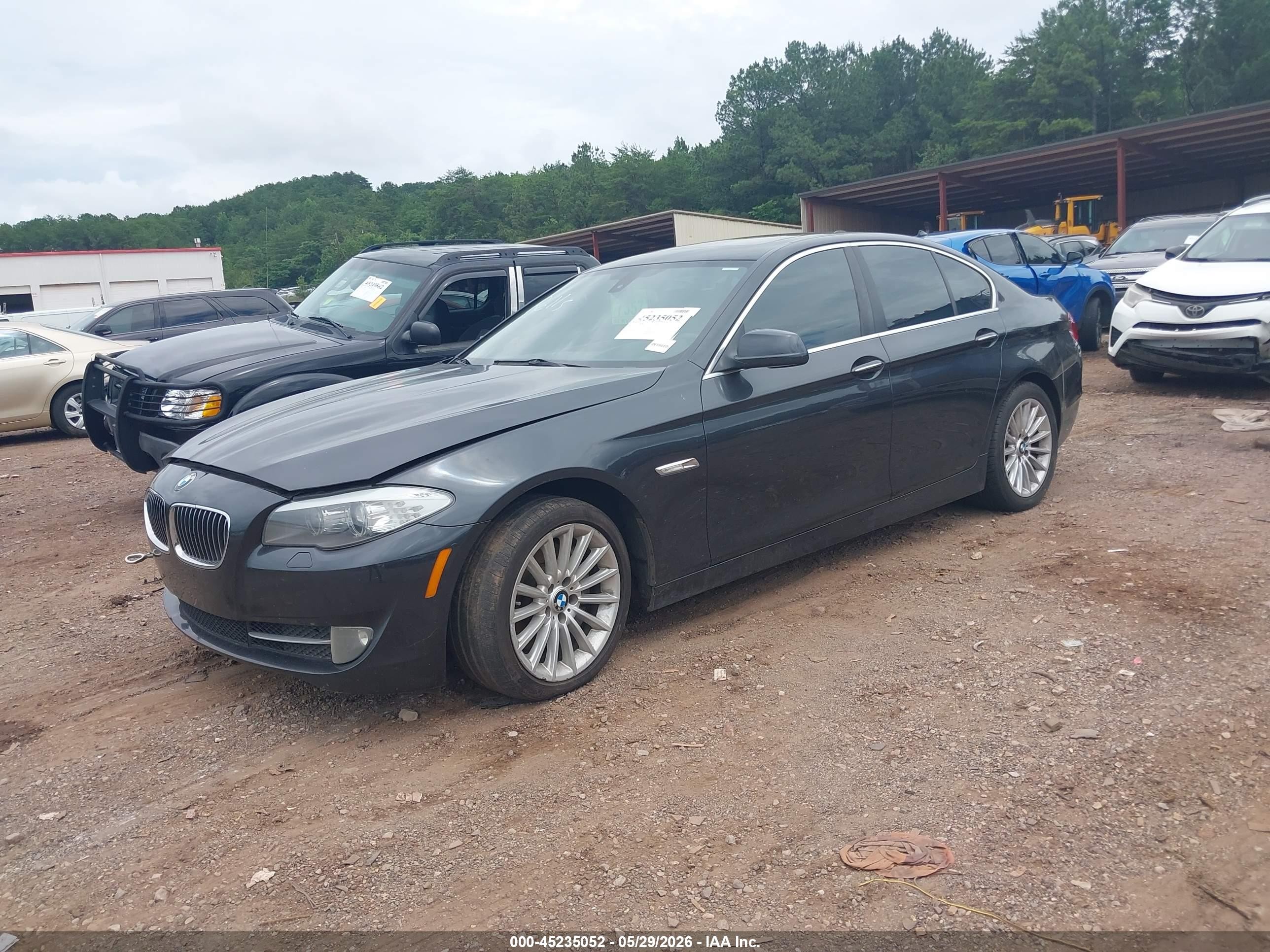 2013 Bmw 535i Xdrive Gray vin: WBAFU7C58DDU67791