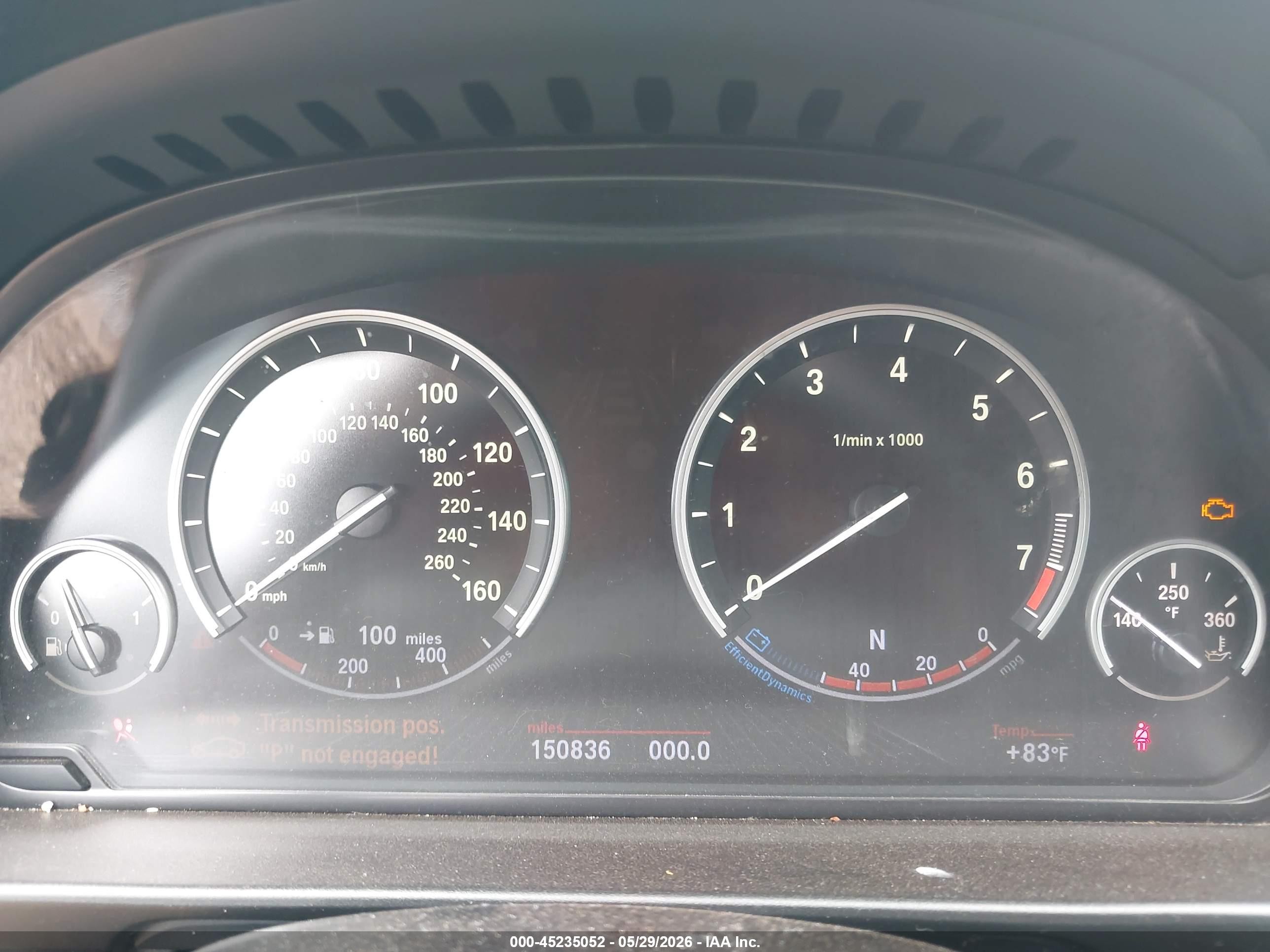 2013 Bmw 535i Xdrive Gray vin: WBAFU7C58DDU67791