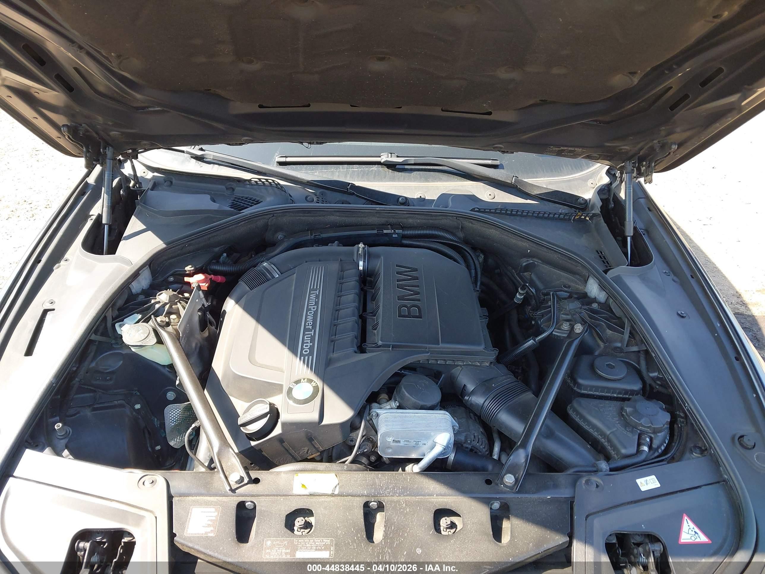 2013 Bmw 535i Xdrive Gray vin: WBAFU7C58DDU70805