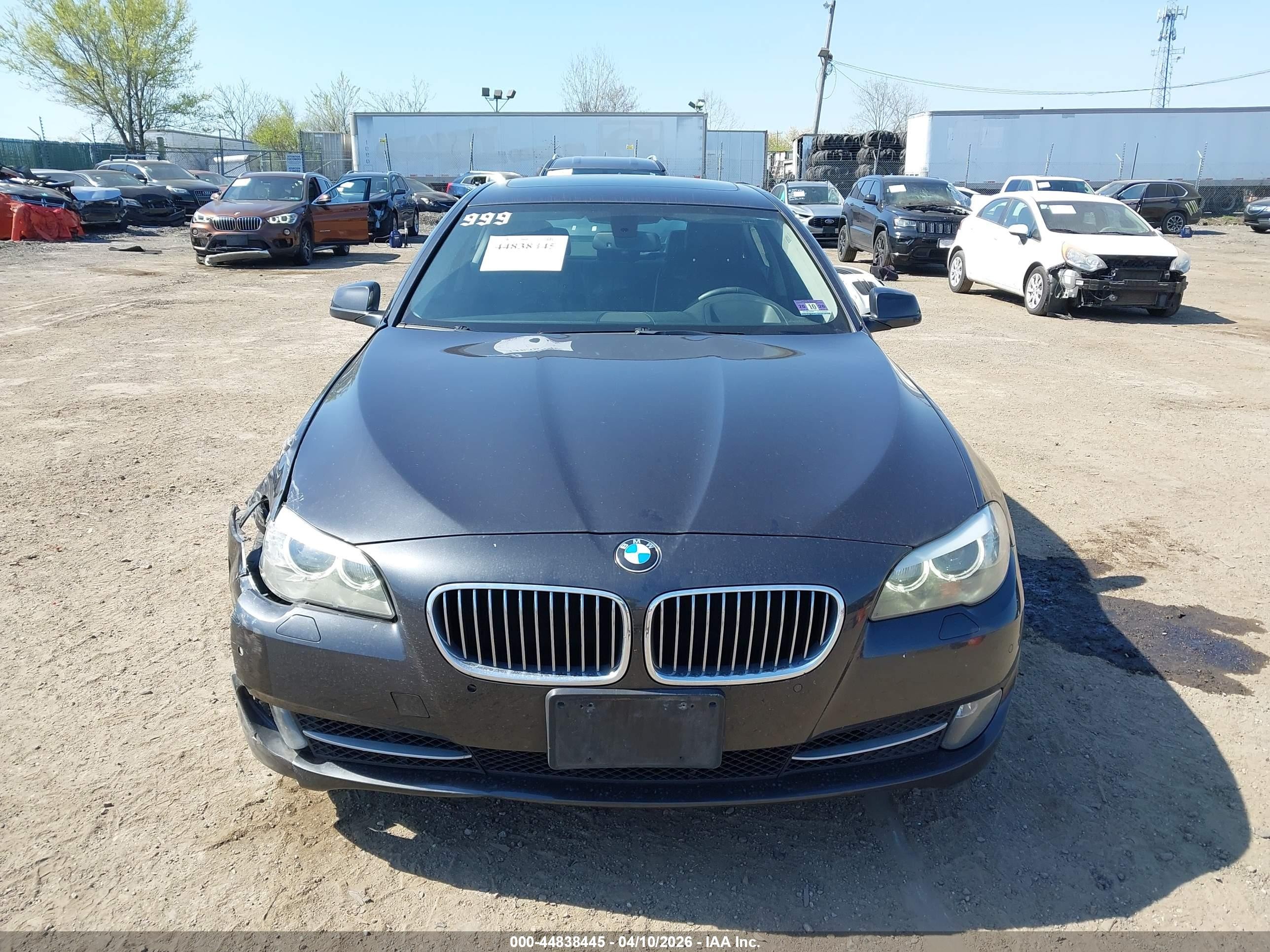 2013 Bmw 535i Xdrive Gray vin: WBAFU7C58DDU70805