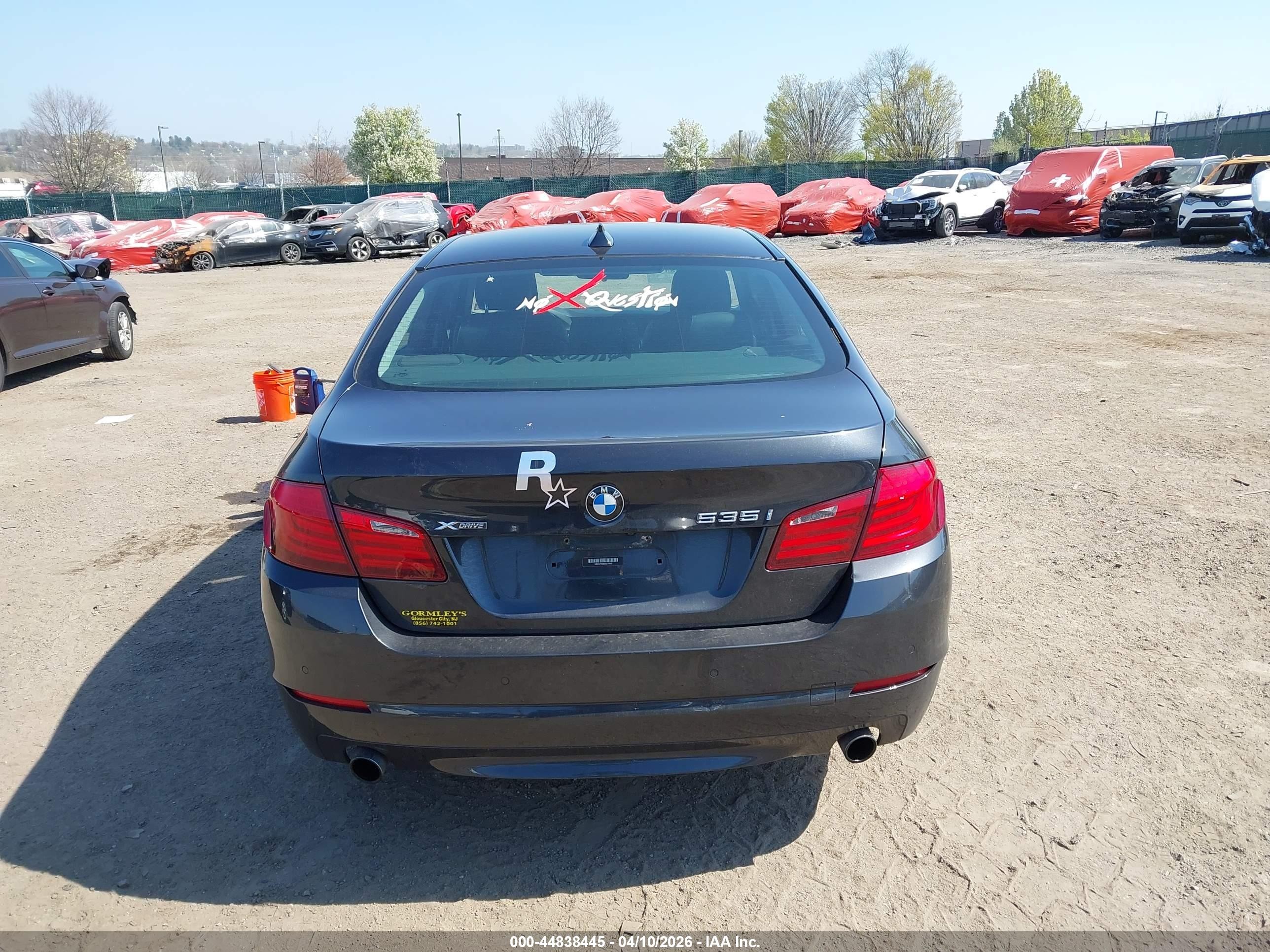2013 Bmw 535i Xdrive Gray vin: WBAFU7C58DDU70805