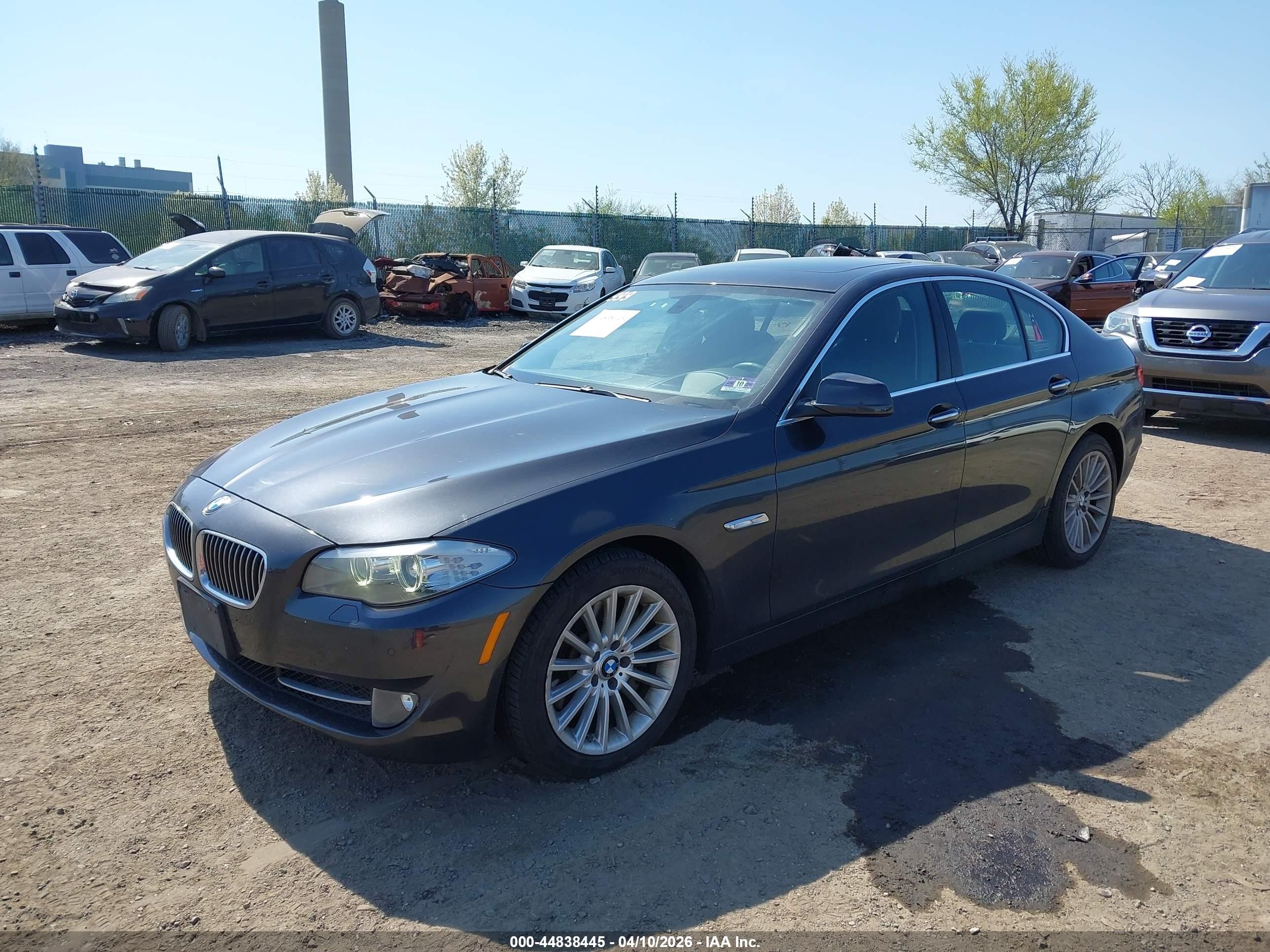 2013 Bmw 535i Xdrive Gray vin: WBAFU7C58DDU70805