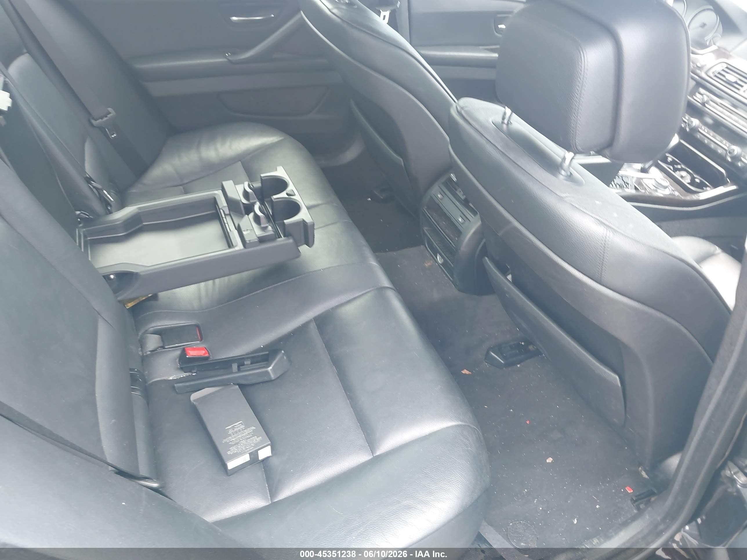 2013 Bmw 535i Xdrive Black vin: WBAFU7C58DDU71095