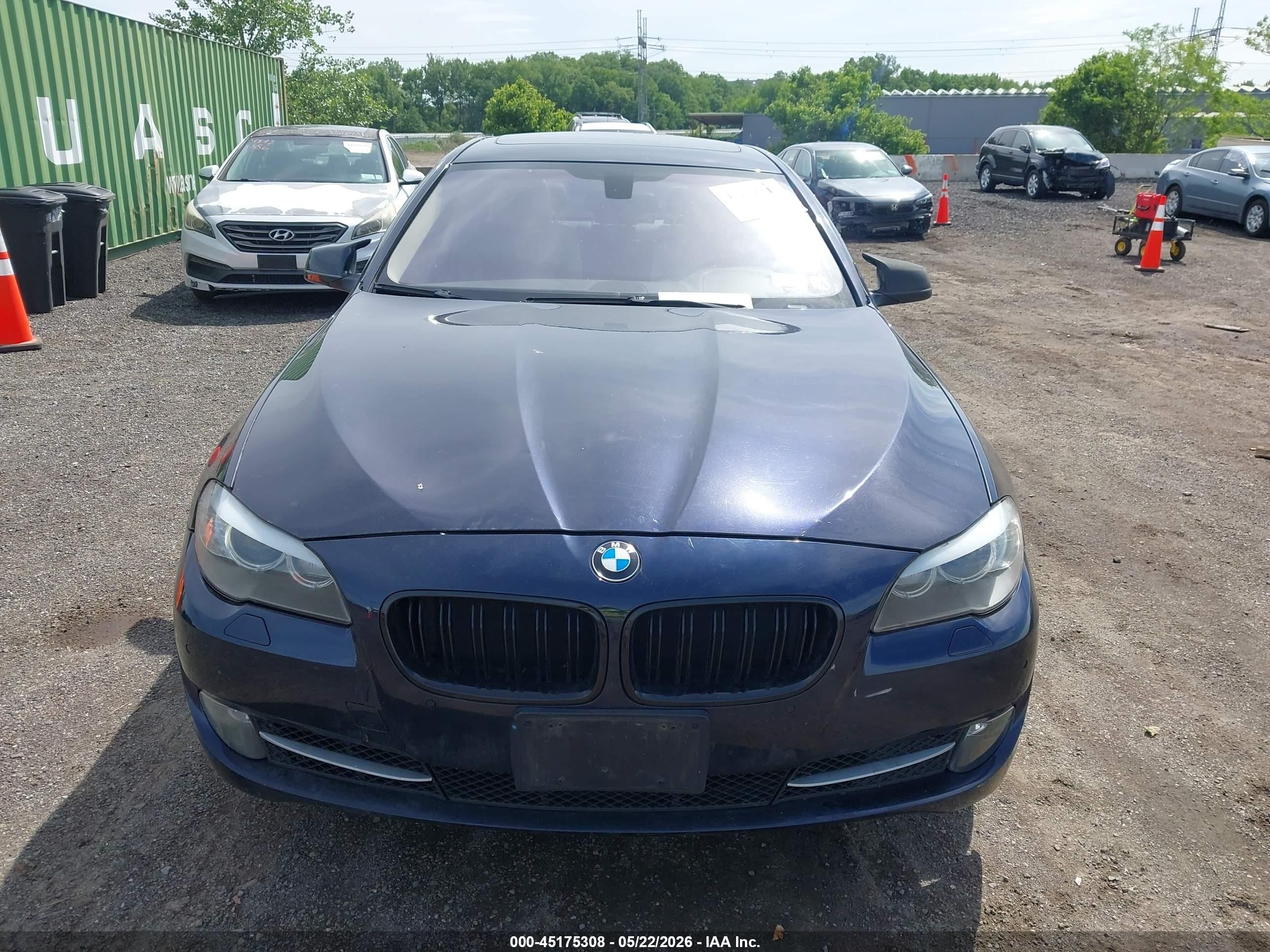 2013 Bmw 535i Xdrive Blue vin: WBAFU7C58DDU74546