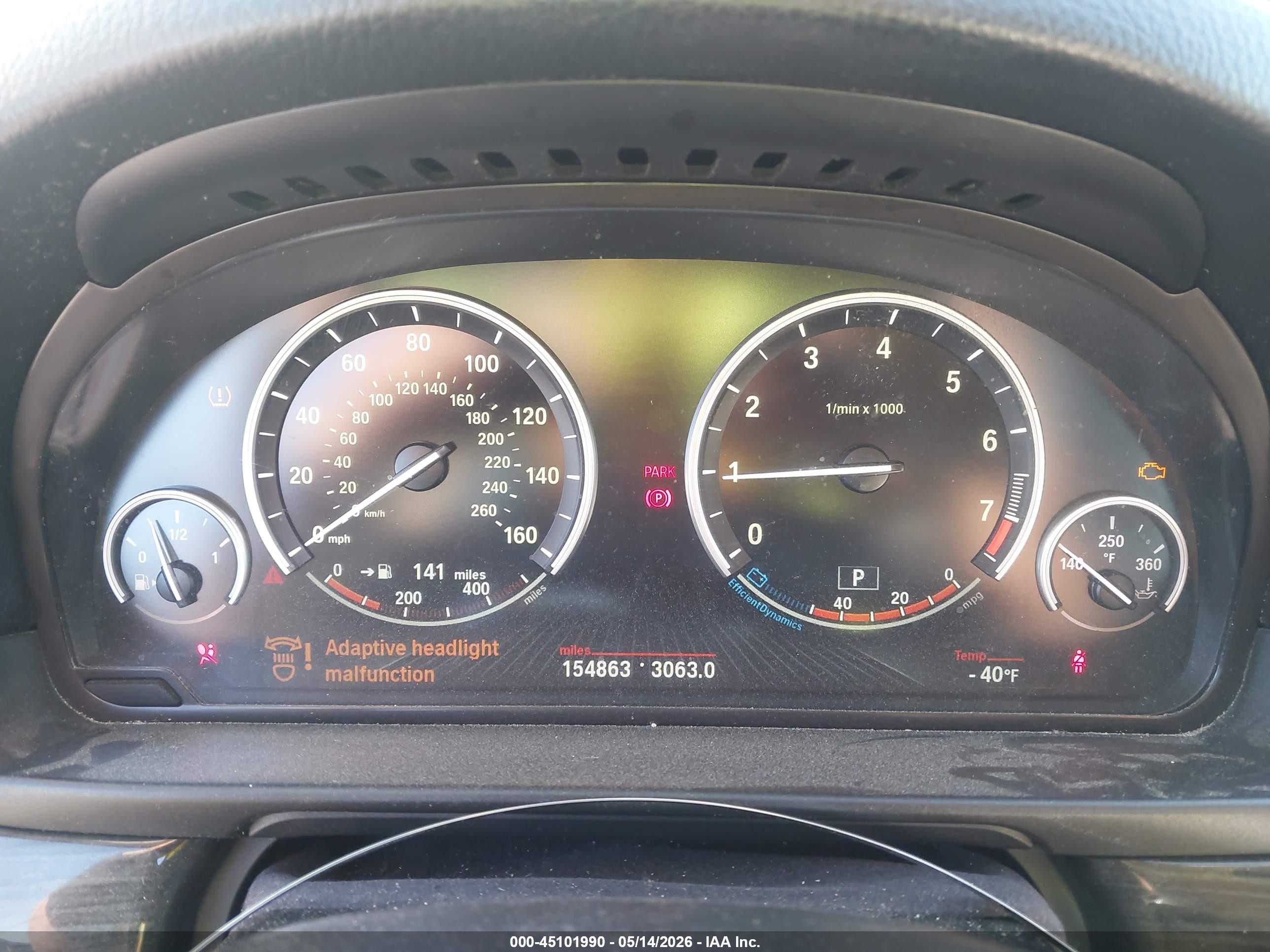 2013 Bmw 535i Xdrive Black vin: WBAFU7C58DDU75437