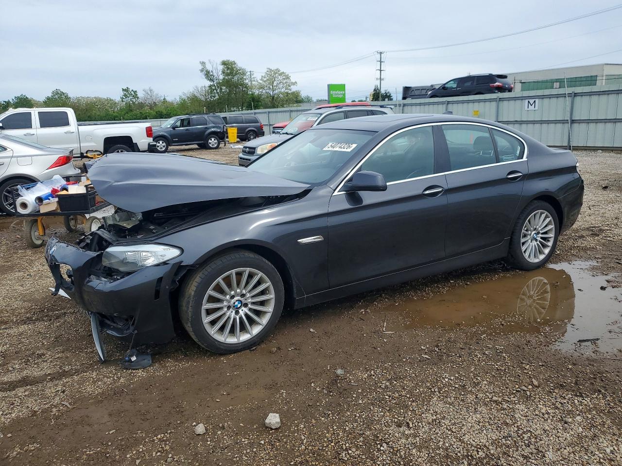 2013 Bmw 535 Xi Charcoal vin: WBAFU7C58DDU76846