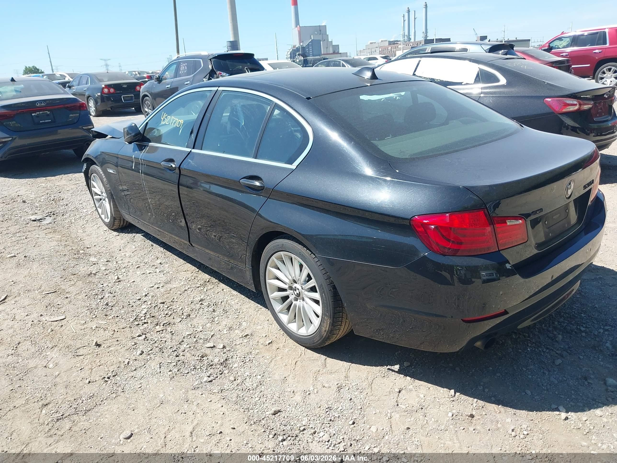 2013 Bmw 535i Xdrive Черный vin: WBAFU7C58DDU77186