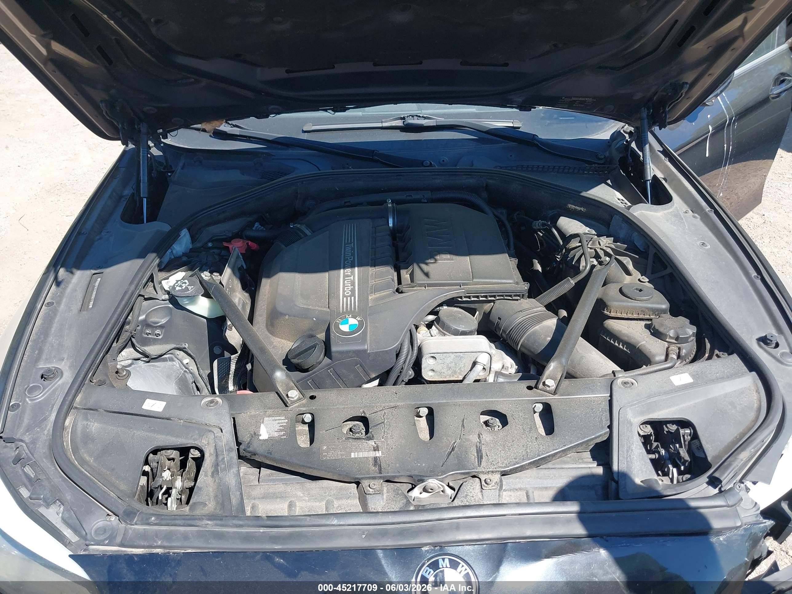 2013 Bmw 535i Xdrive Черный vin: WBAFU7C58DDU77186