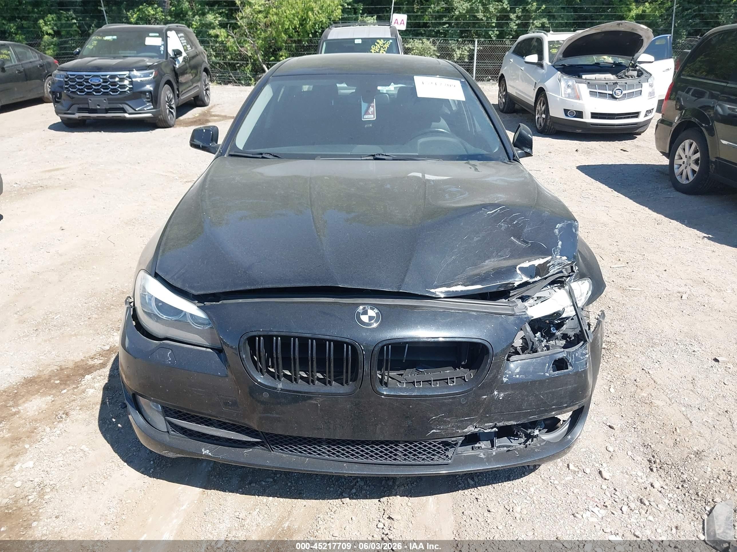 2013 Bmw 535i Xdrive Черный vin: WBAFU7C58DDU77186
