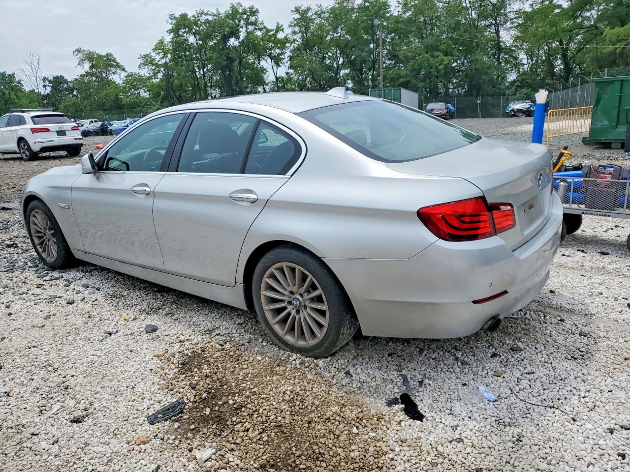 2011 Bmw 535 Xi Silver vin: WBAFU7C59BC781923