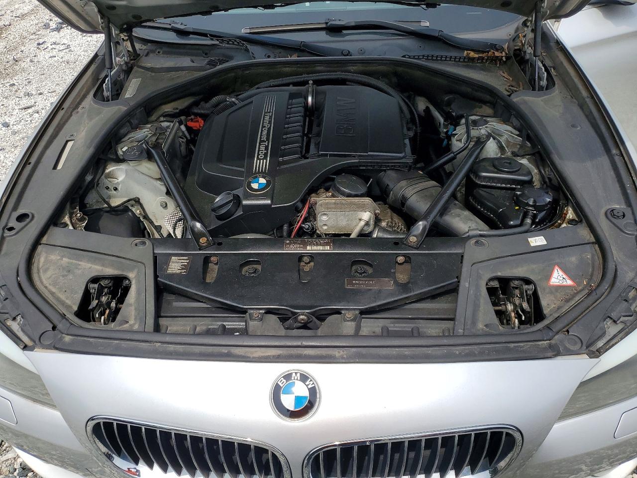 2011 Bmw 535 Xi Silver vin: WBAFU7C59BC781923