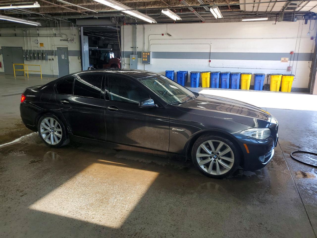 2011 Bmw 535 Xi Gray vin: WBAFU7C59BC873209