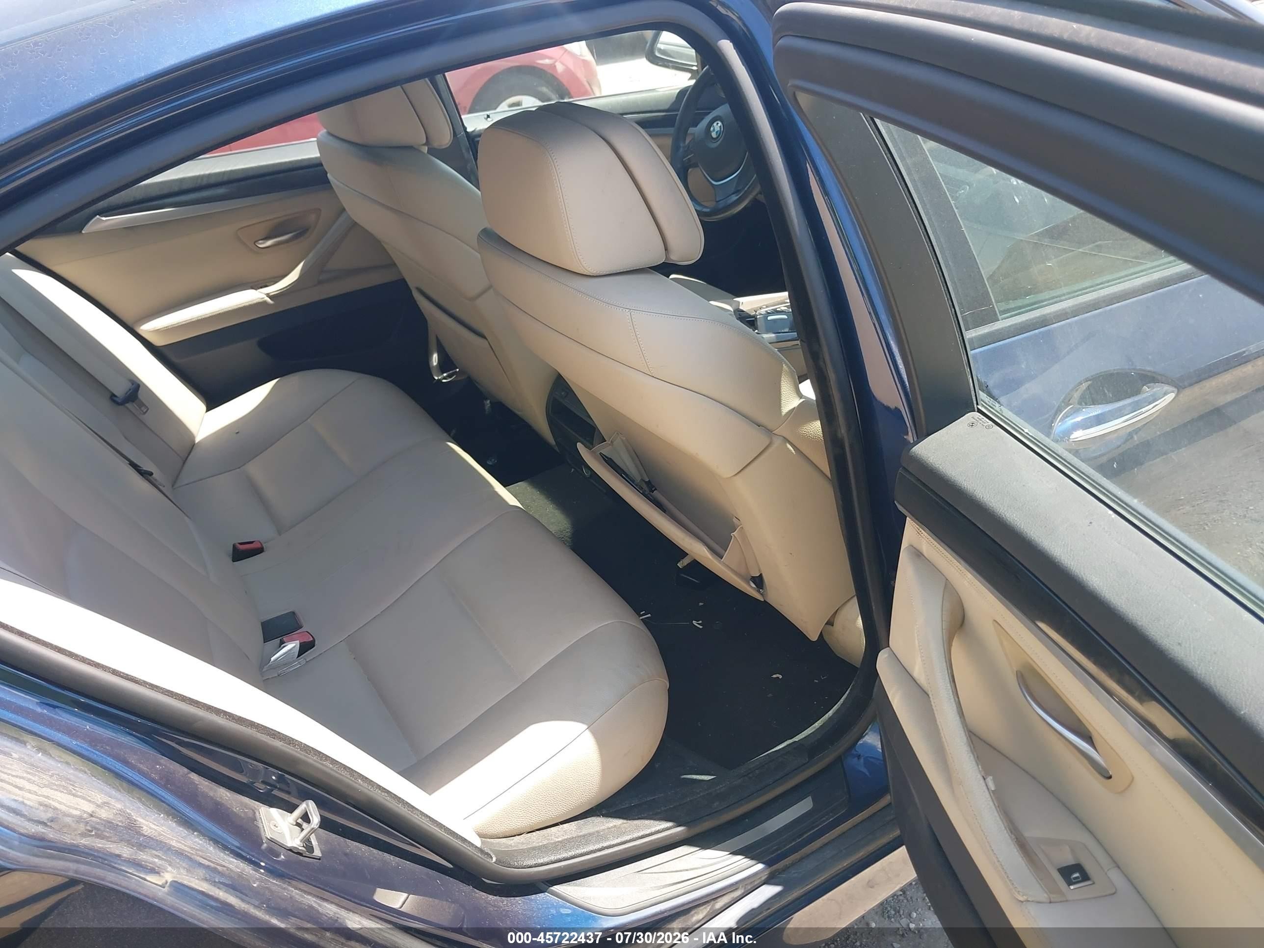 2011 Bmw 535i Xdrive Blue vin: WBAFU7C59BC874215
