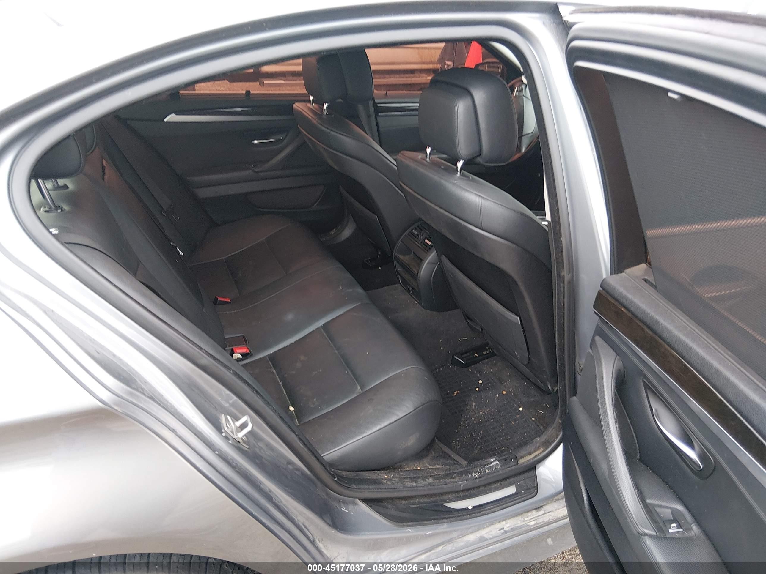 2011 Bmw 535i Xdrive Gray vin: WBAFU7C59BC875946