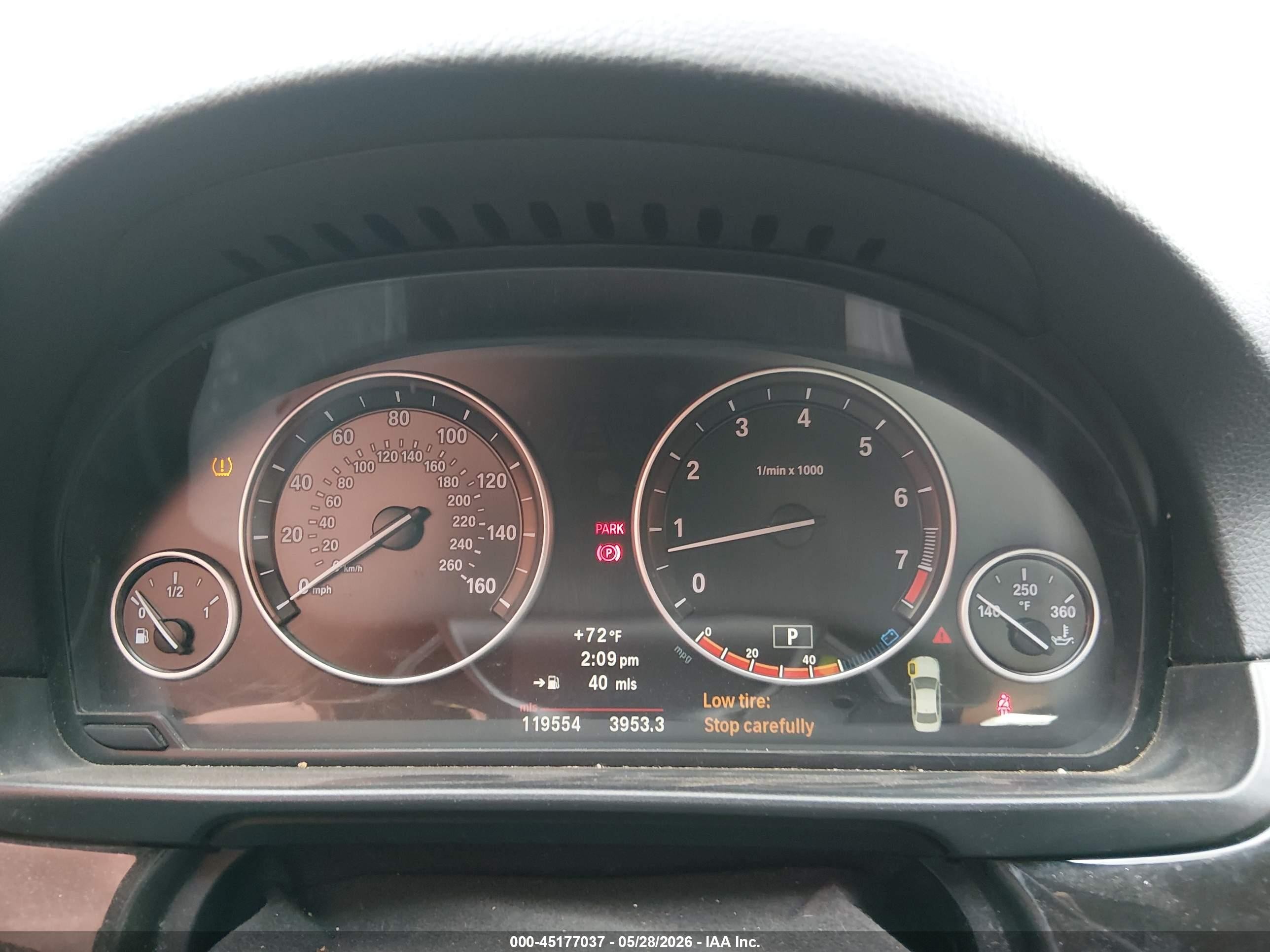 2011 Bmw 535i Xdrive Gray vin: WBAFU7C59BC875946