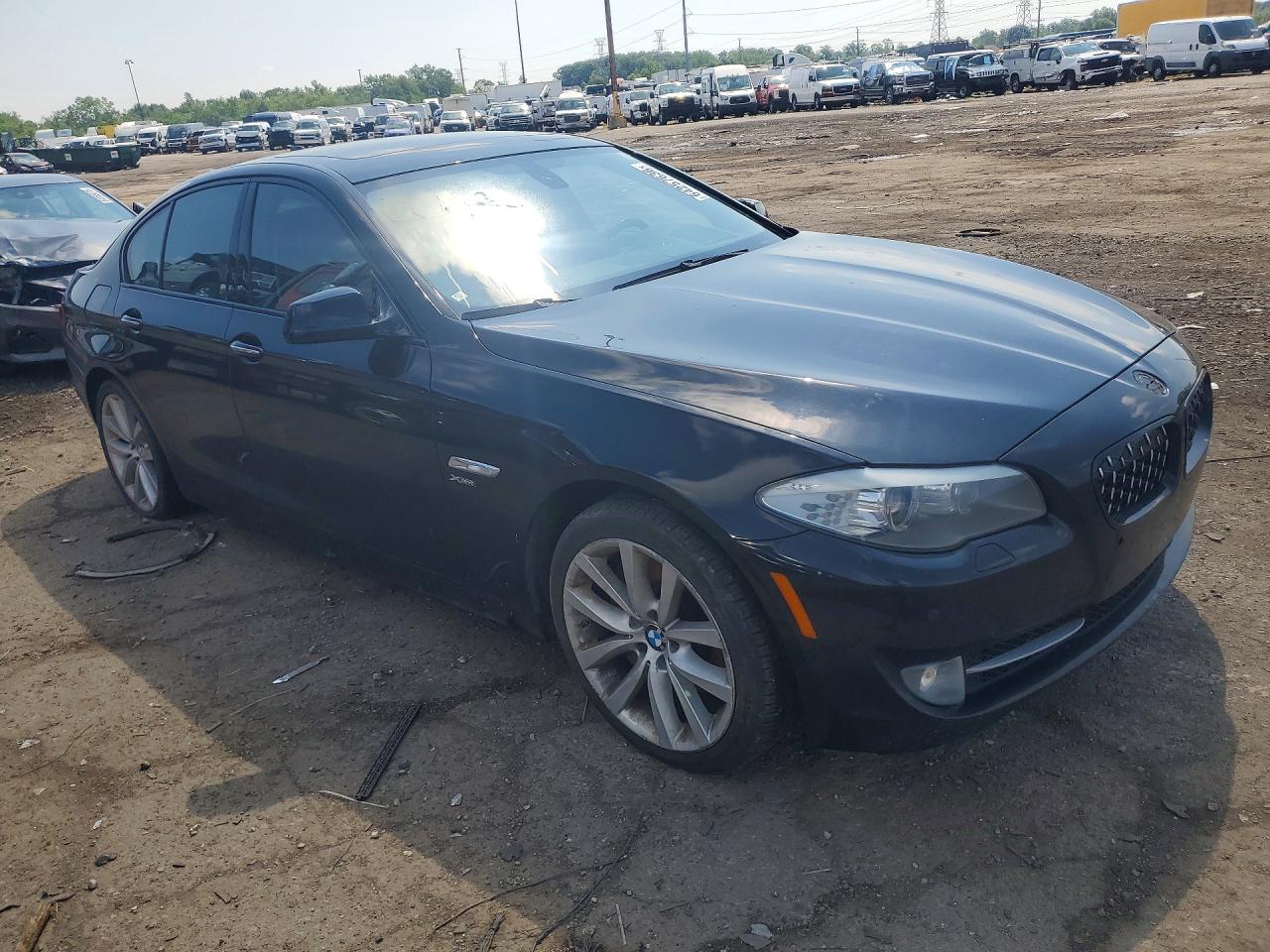 2011 Bmw 535 Xi Black vin: WBAFU7C59BC878183