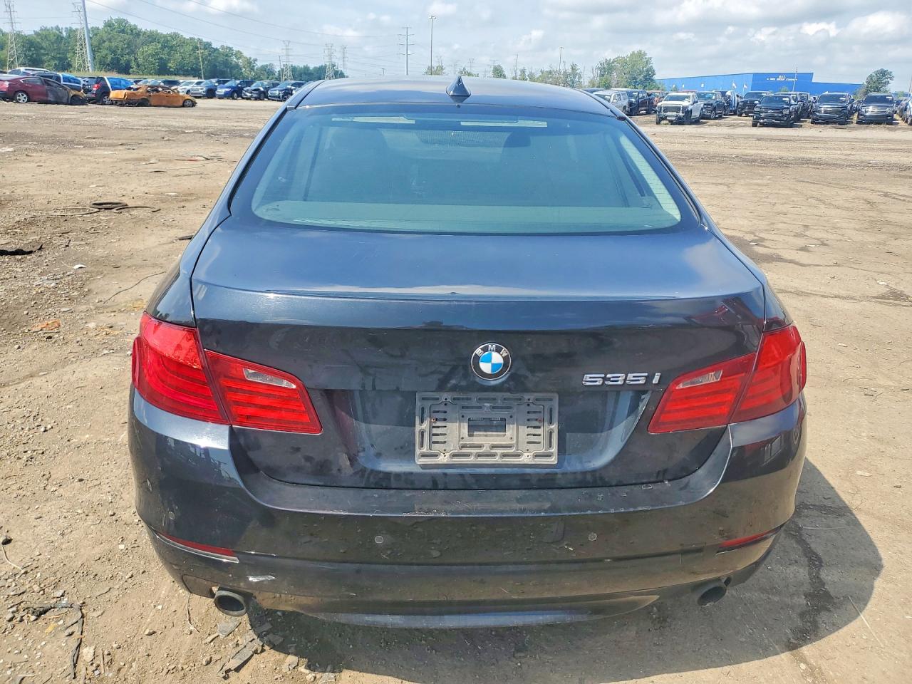 2011 Bmw 535 Xi Black vin: WBAFU7C59BC878183