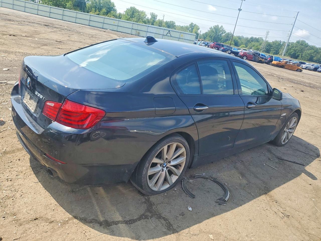 2011 Bmw 535 Xi Black vin: WBAFU7C59BC878183