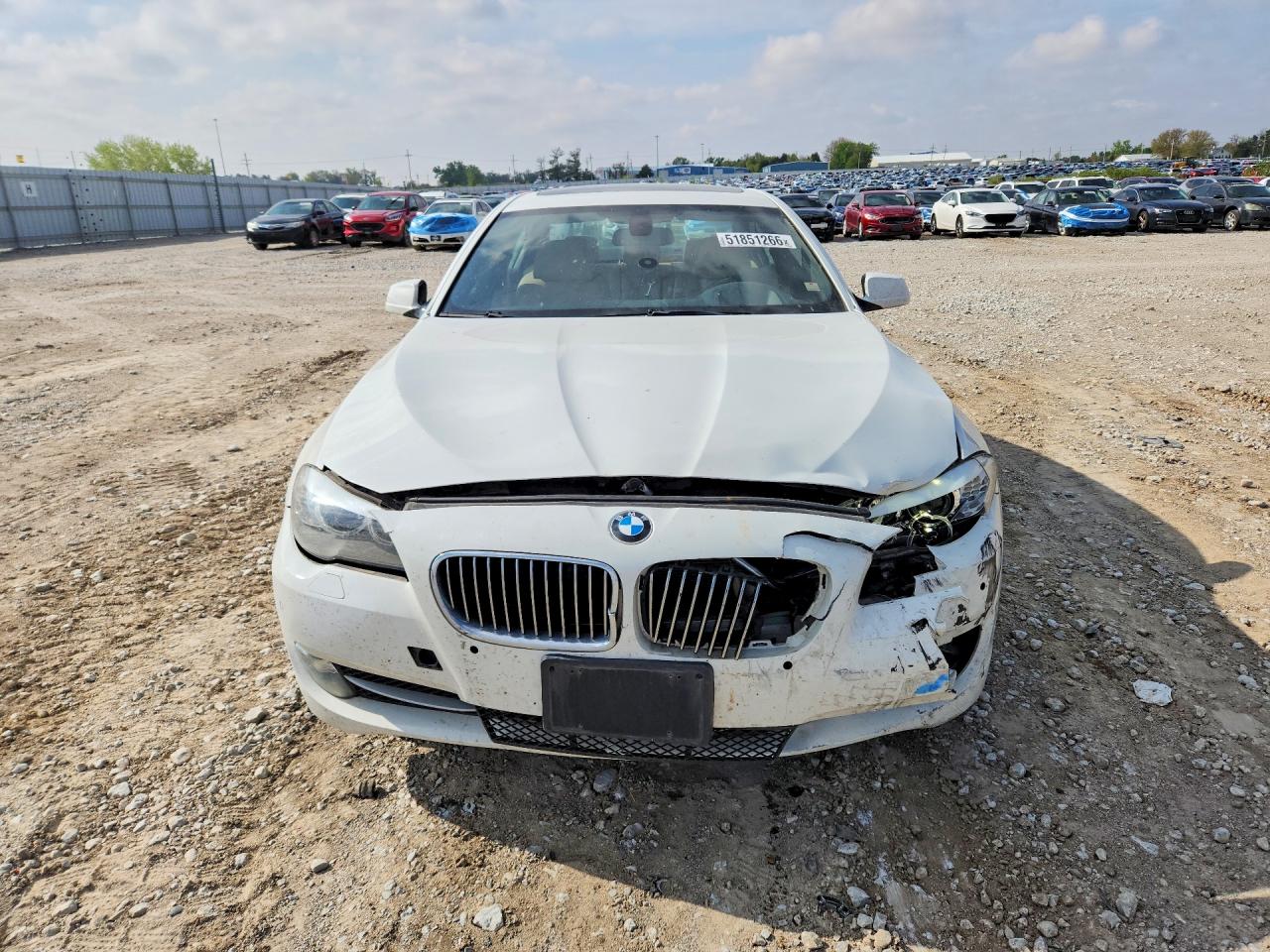 2012 Bmw 535 Xi White vin: WBAFU7C59CDU56796