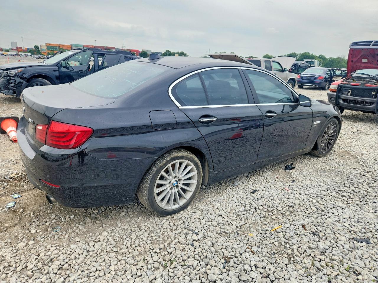 2012 Bmw 535 Xi Black vin: WBAFU7C59CDU58225