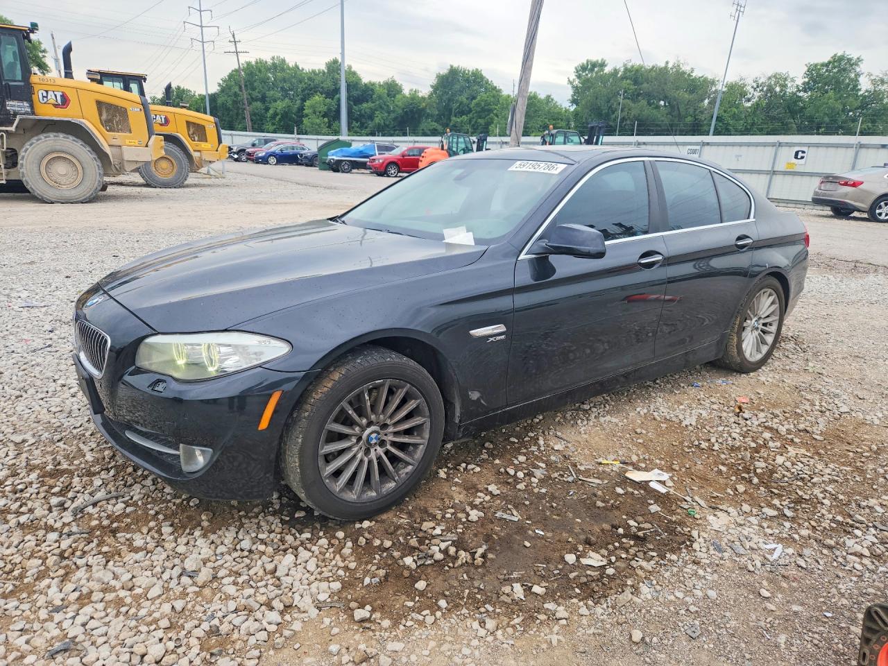 2012 Bmw 535 Xi Black vin: WBAFU7C59CDU58225