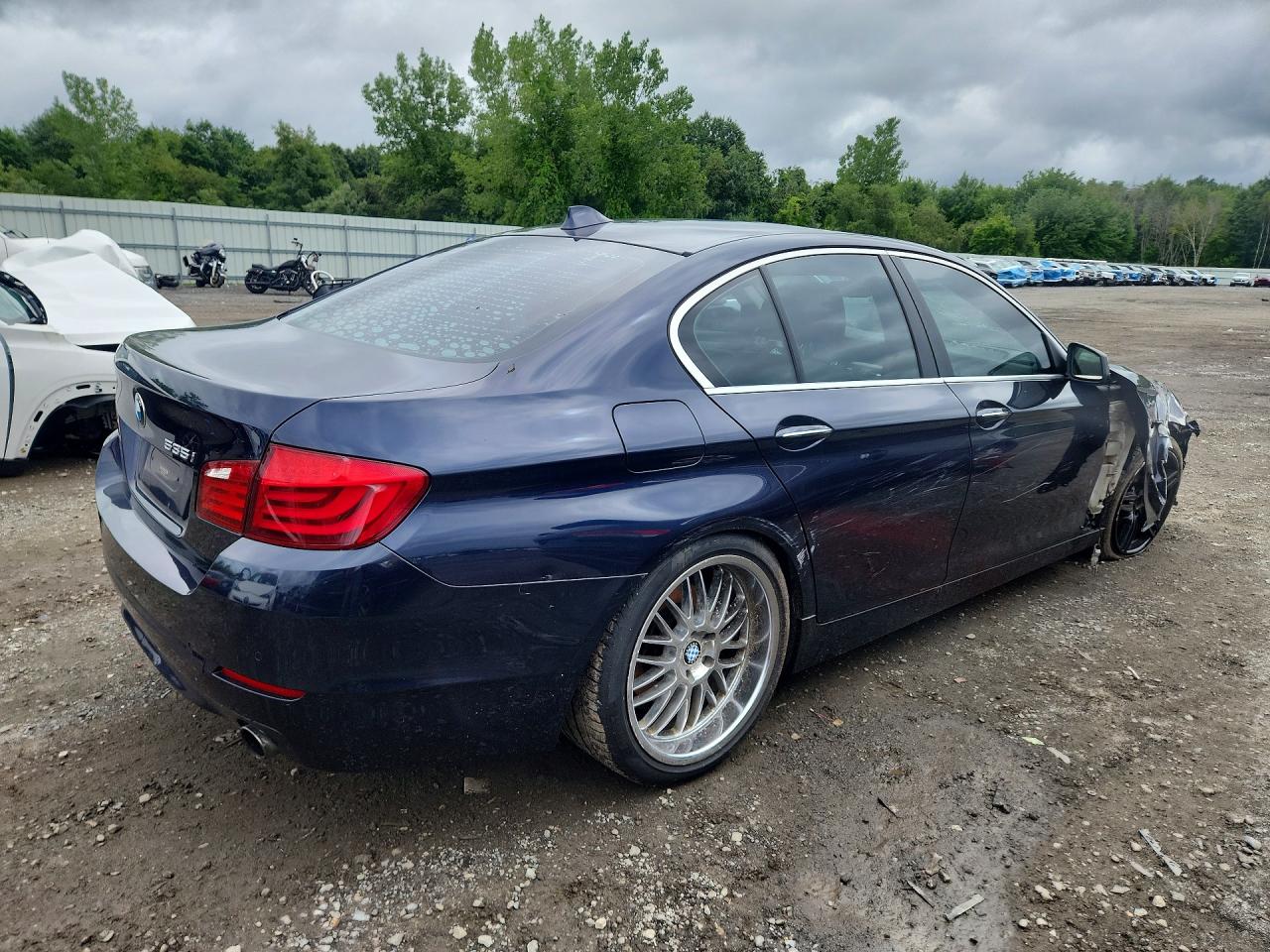 2012 Bmw 535 Xi Синий vin: WBAFU7C59CDU59570
