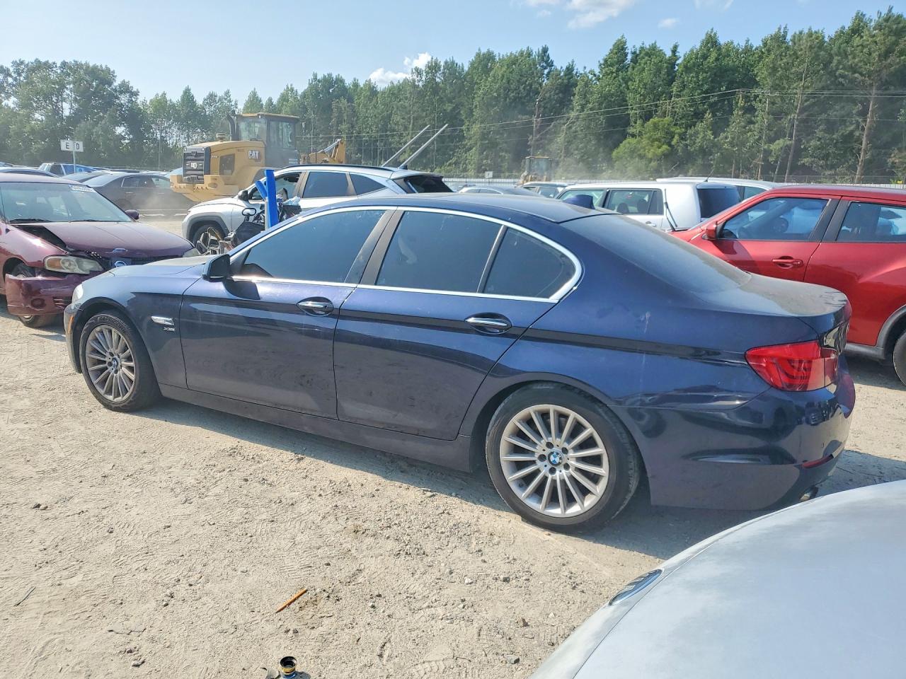 2012 Bmw 535 Xi Blue vin: WBAFU7C59CDU60752