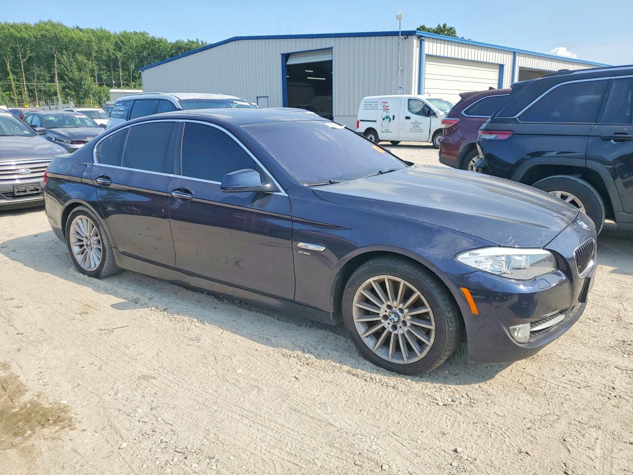 2012 Bmw 535 Xi Blue vin: WBAFU7C59CDU60752