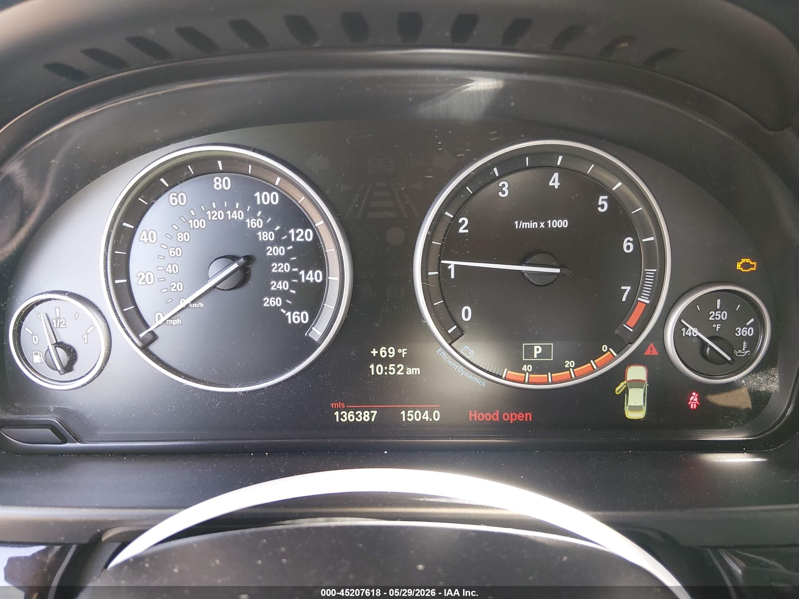 2012 Bmw 535i Xdrive White vin: WBAFU7C59CDU62680