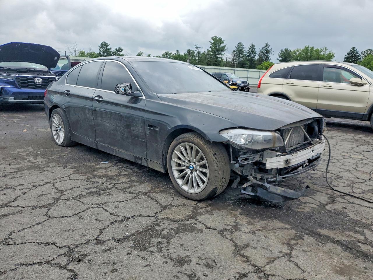 2013 Bmw 535 Xi Black vin: WBAFU7C59DDU69677