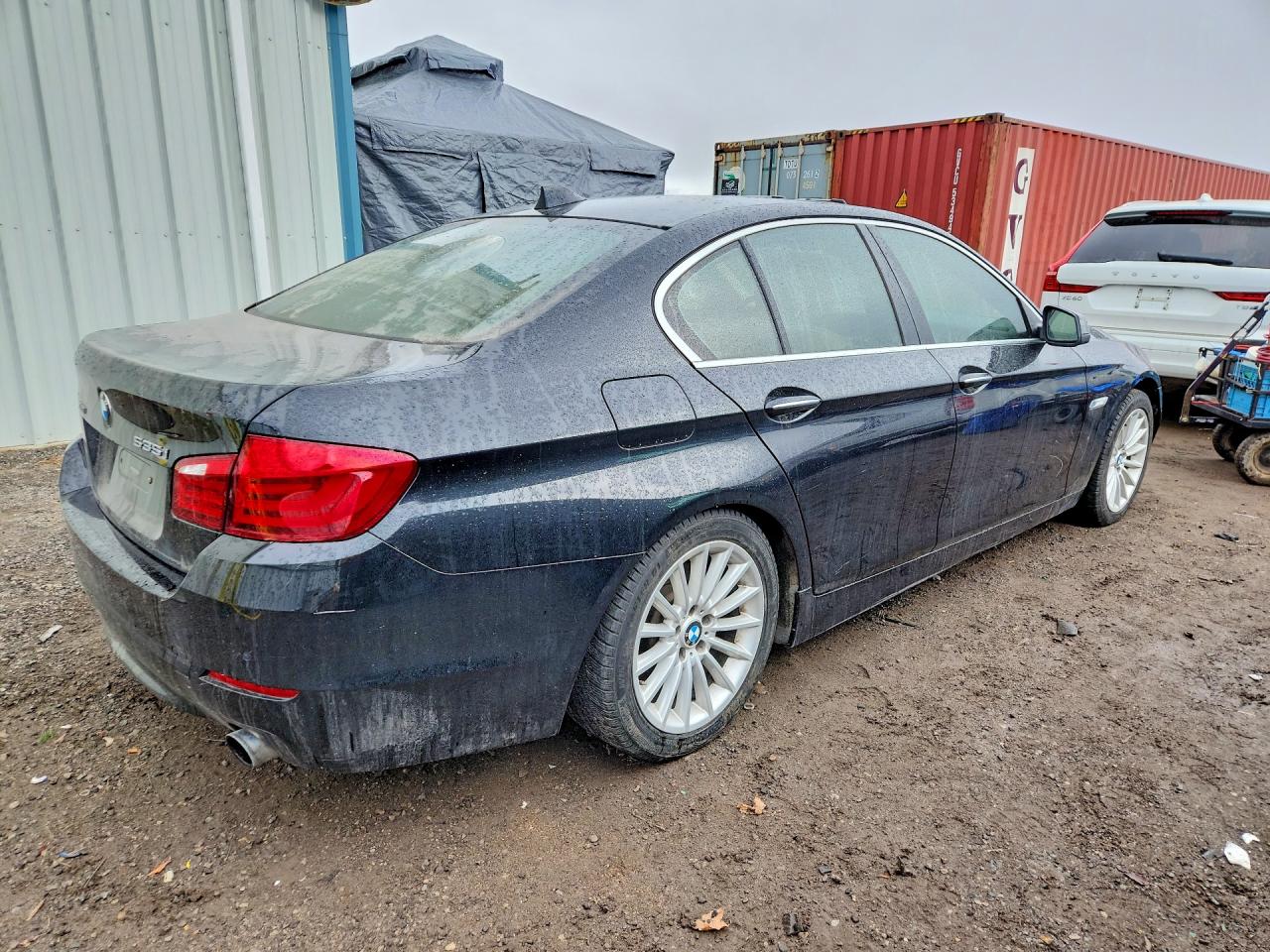 2013 Bmw 535 Xi Black vin: WBAFU7C59DDU71252