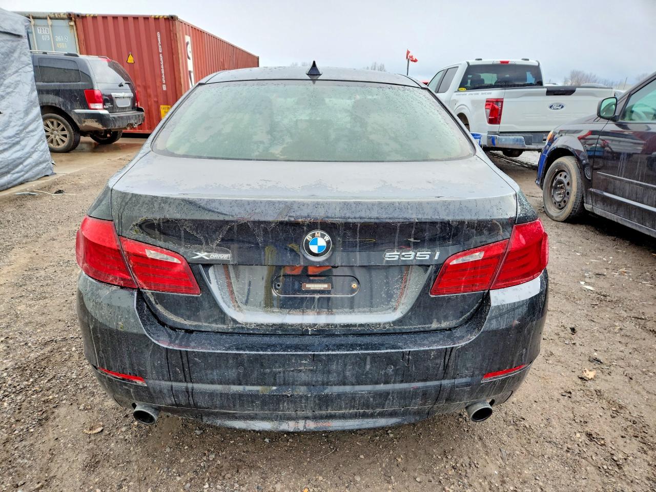 2013 Bmw 535 Xi Black vin: WBAFU7C59DDU71252