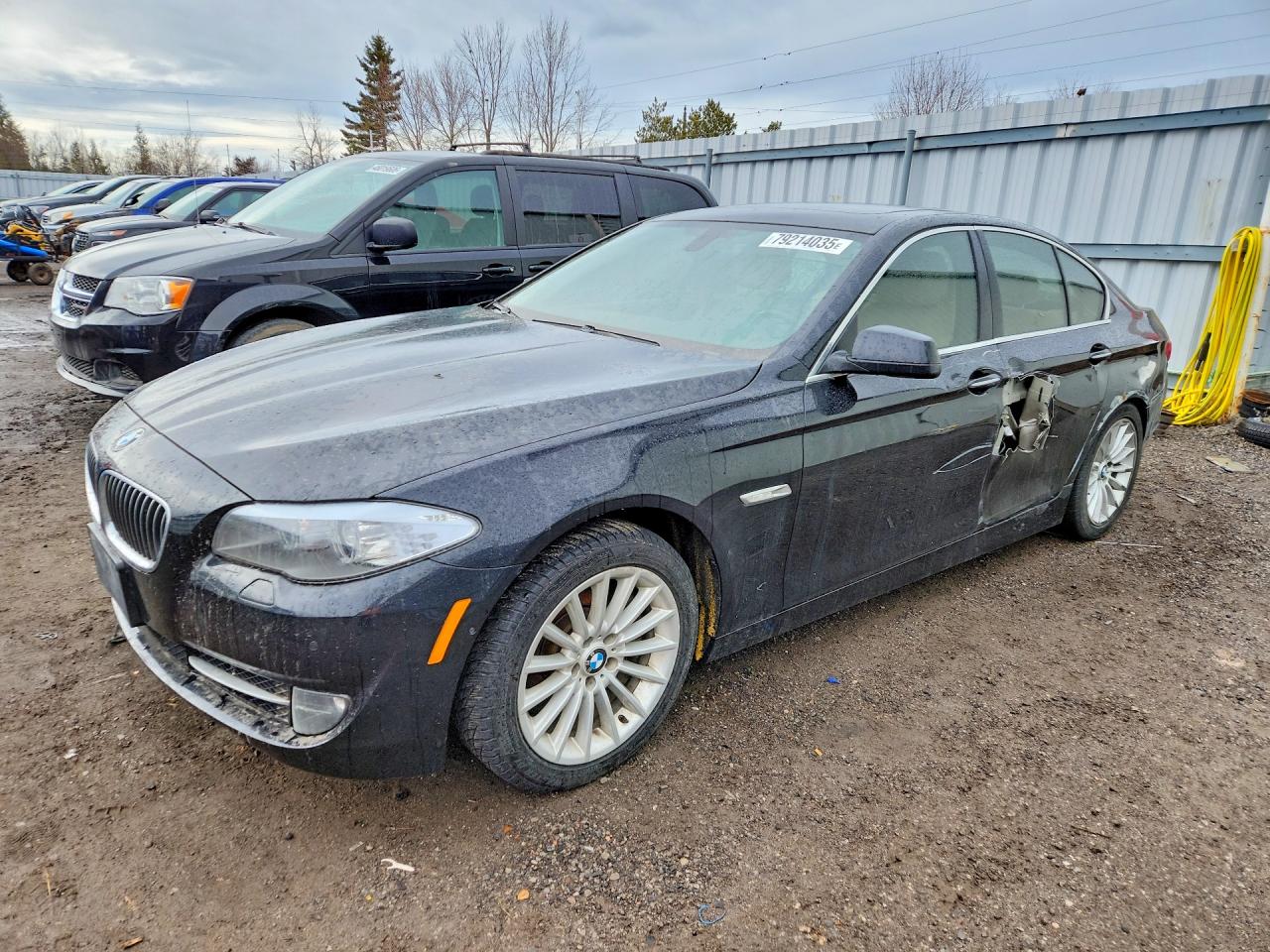 2013 Bmw 535 Xi Black vin: WBAFU7C59DDU71252