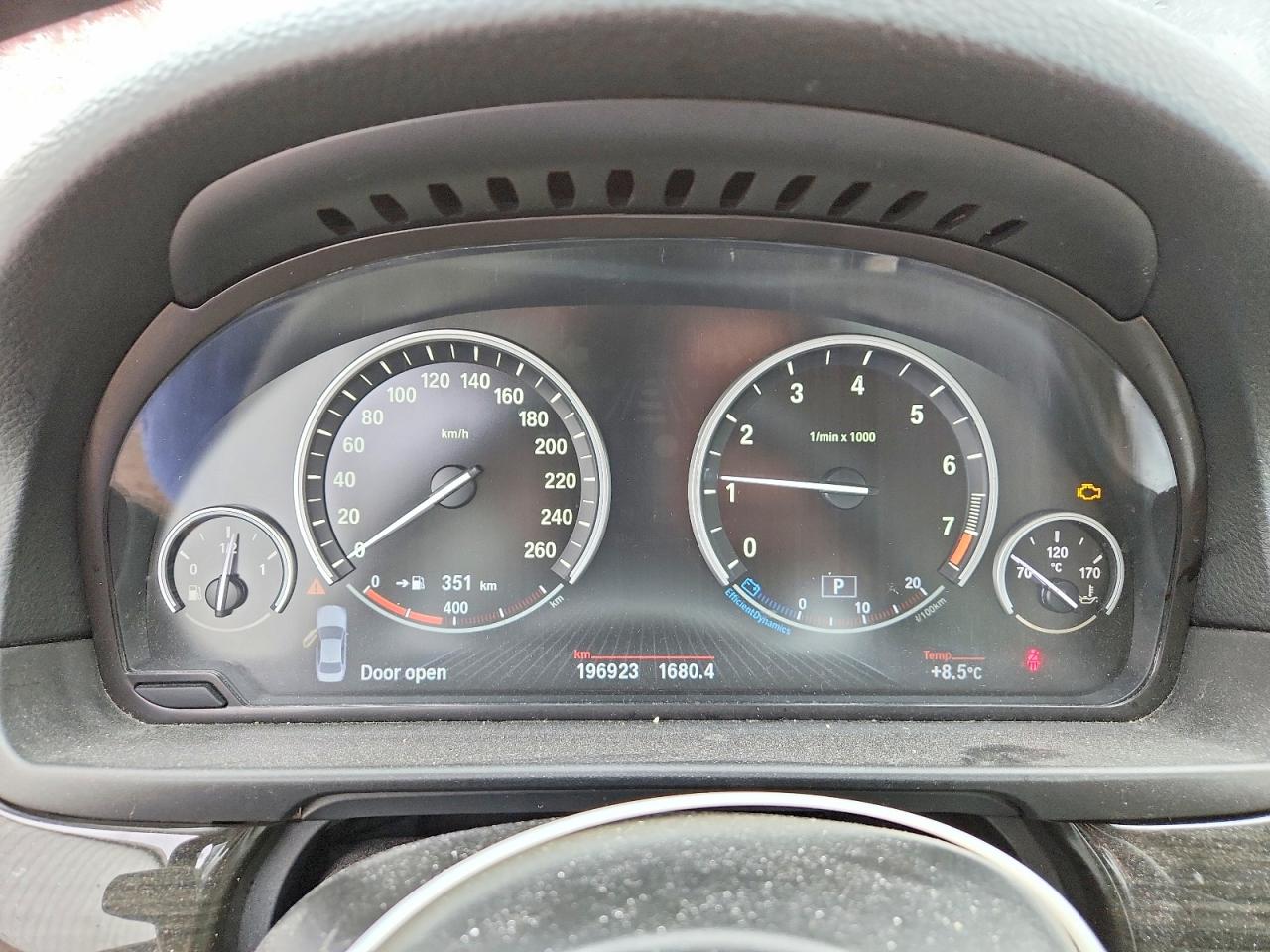2013 Bmw 535 Xi Black vin: WBAFU7C59DDU71252