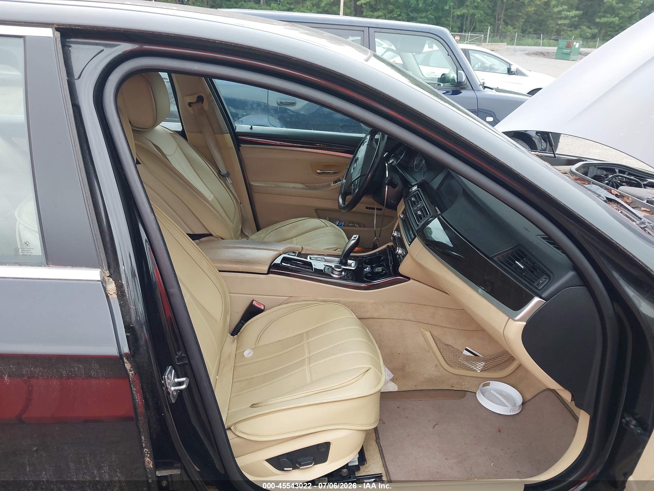 2011 Bmw 535i Xdrive Black vin: WBAFU7C5XBC781428