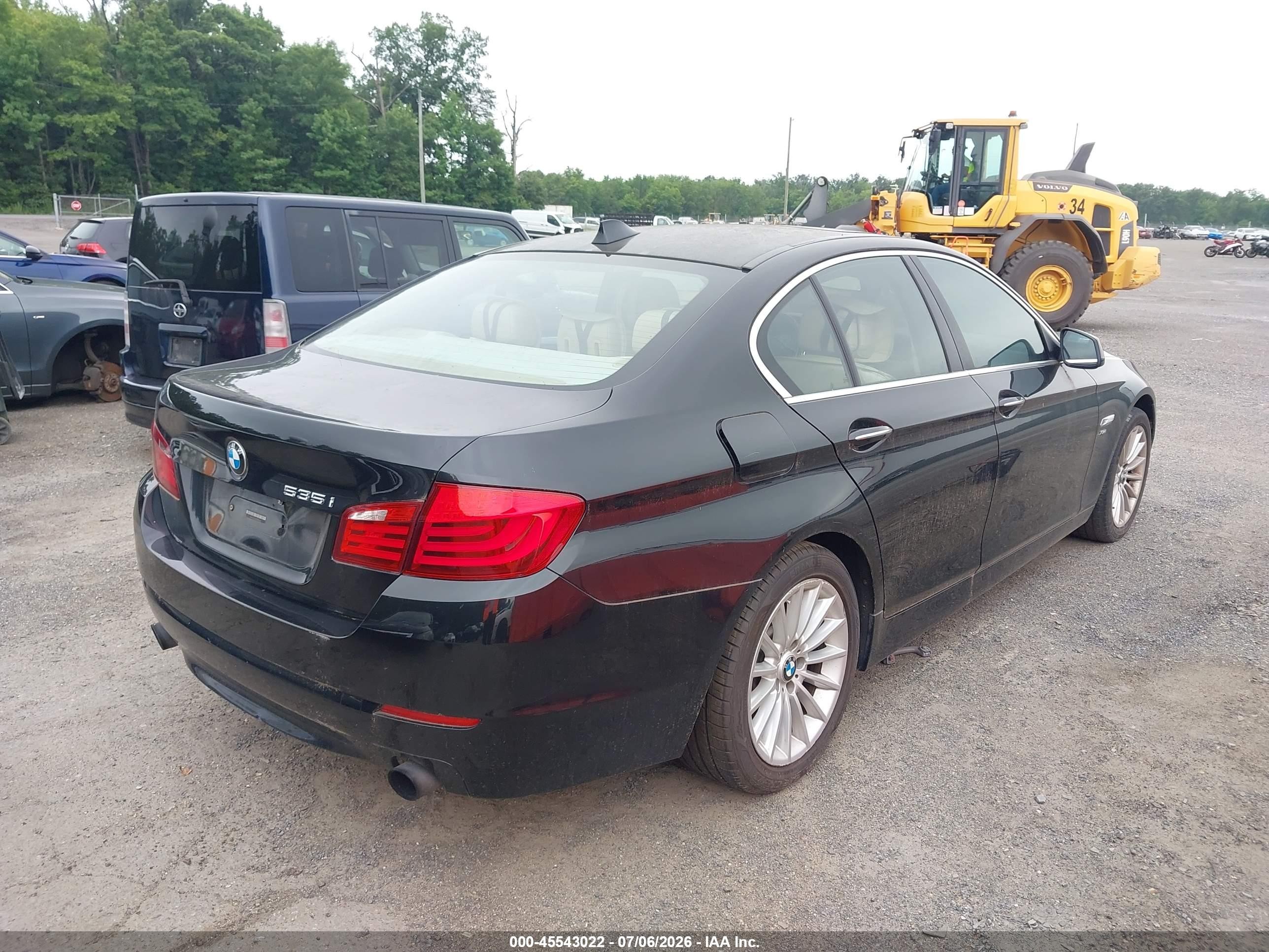 2011 Bmw 535i Xdrive Black vin: WBAFU7C5XBC781428