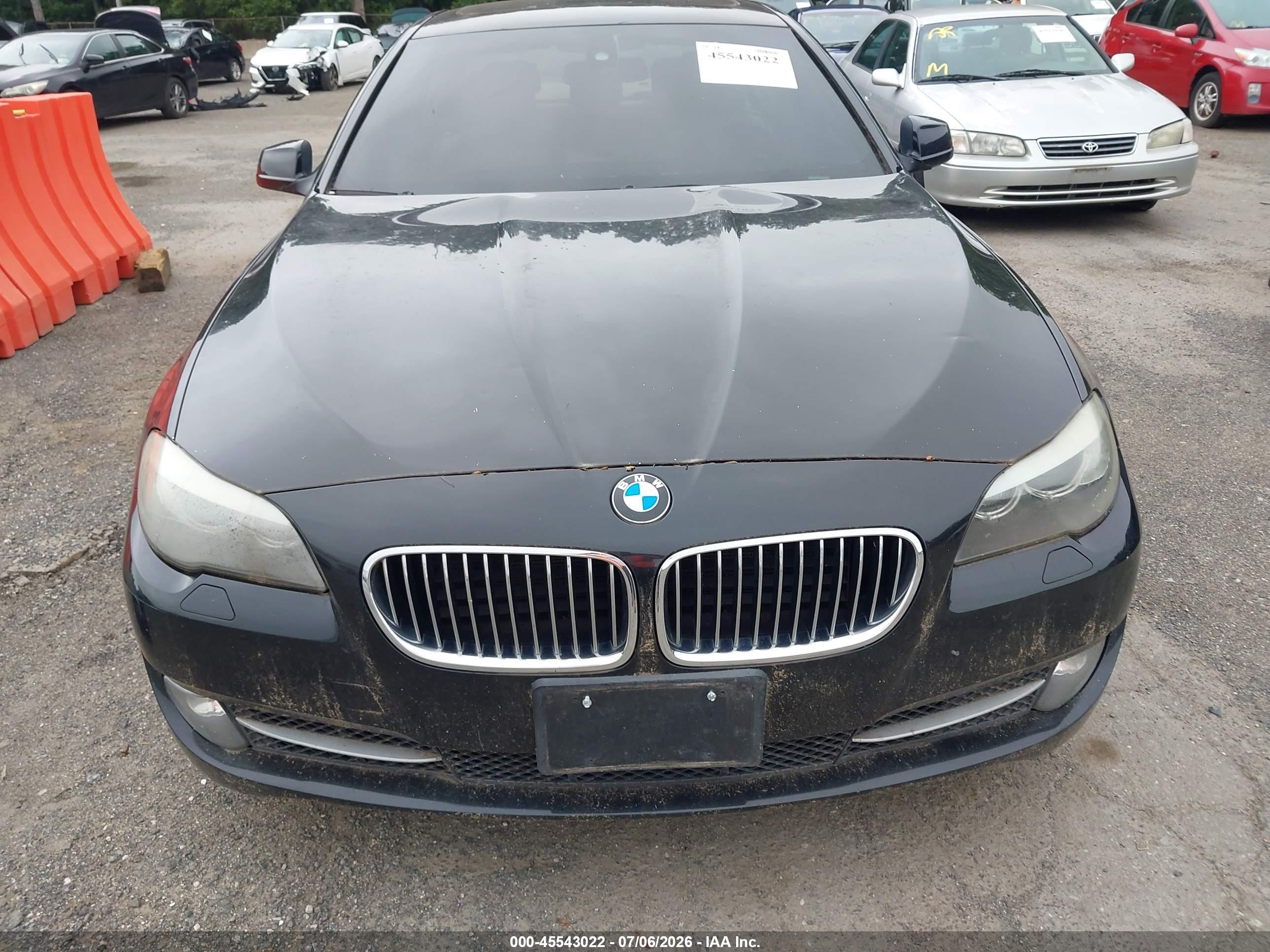 2011 Bmw 535i Xdrive Black vin: WBAFU7C5XBC781428