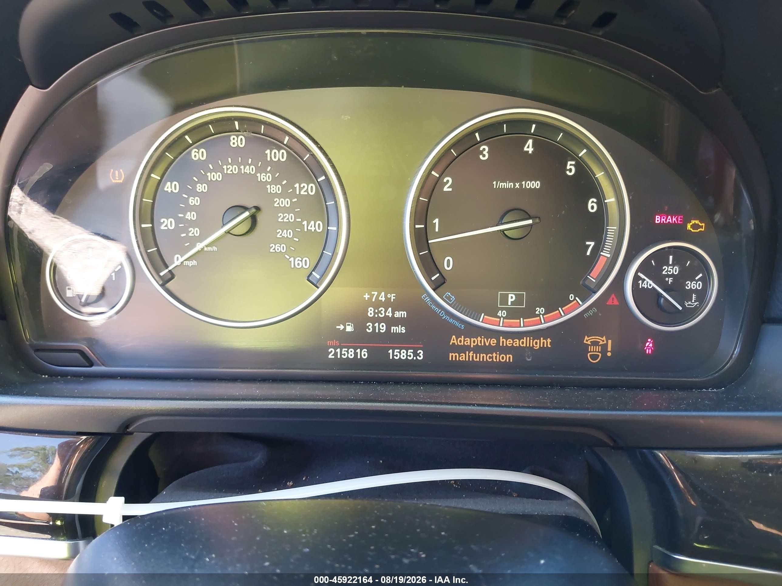 2012 Bmw 535i Xdrive Dark Blue vin: WBAFU7C5XCDU63949