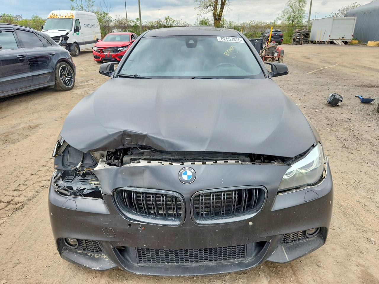 2013 Bmw 535 Xi Black vin: WBAFU7C5XDDU67386