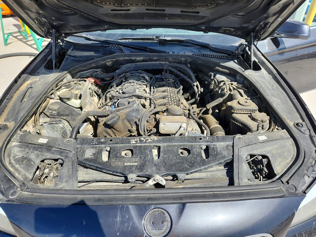 2013 Bmw 535 Xi Gray vin: WBAFU7C5XDDU68148