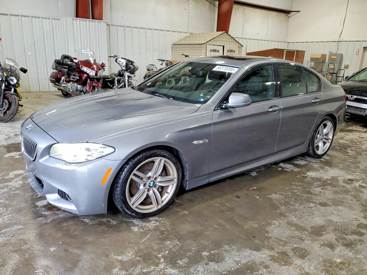 2013 Bmw 535 Xi Gray vin: WBAFU7C5XDDU72670