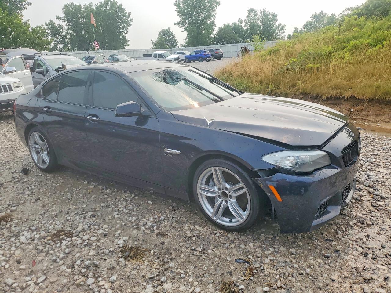 2011 Bmw 550 Xi Black vin: WBAFU9C52BC783217