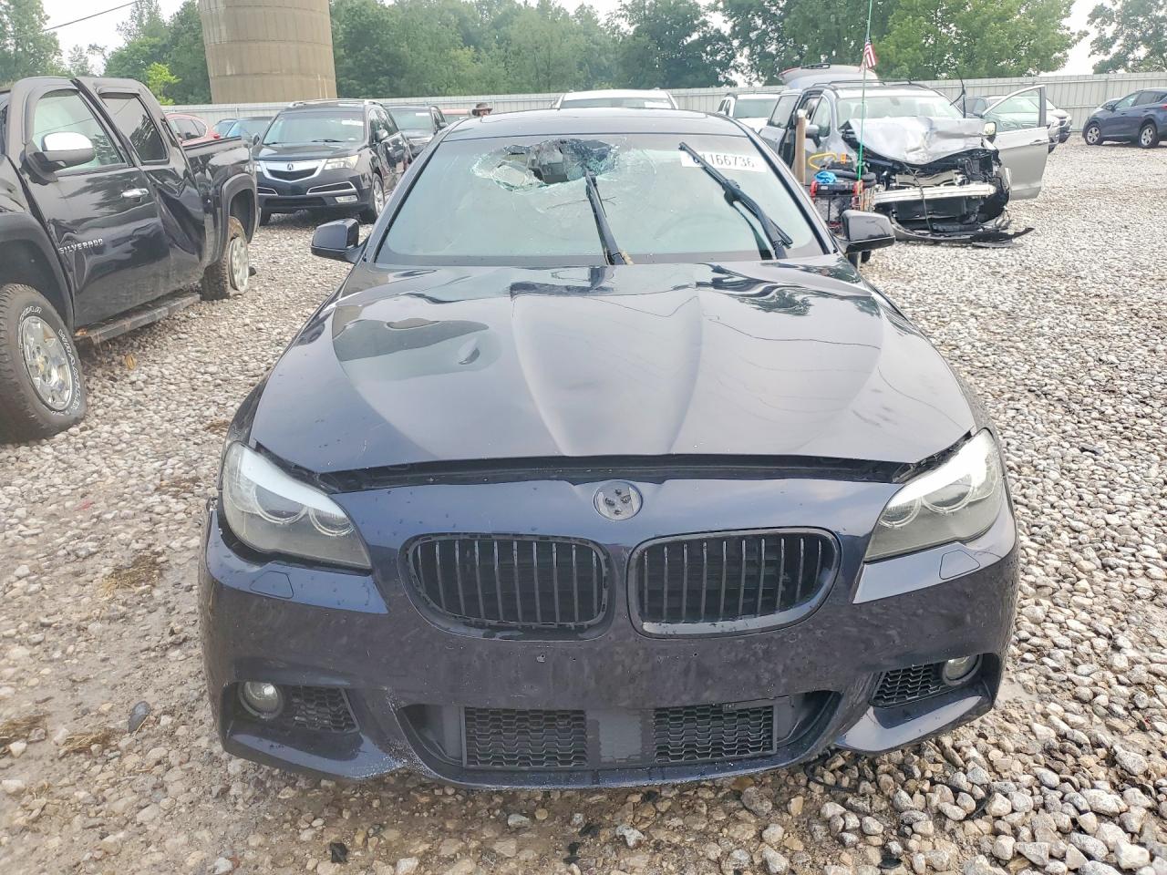 2011 Bmw 550 Xi Black vin: WBAFU9C52BC783217