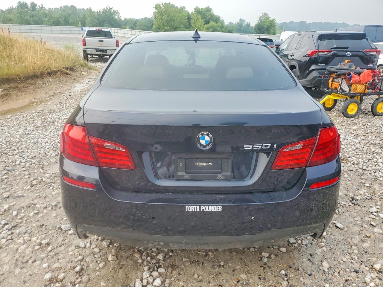 2011 Bmw 550 Xi Black vin: WBAFU9C52BC783217