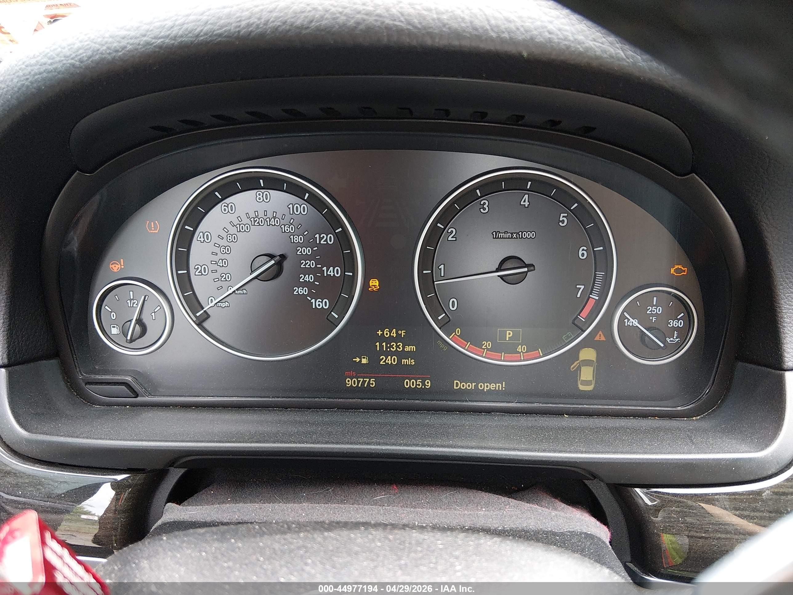 2011 Bmw 550i Xdrive Black vin: WBAFU9C52BC784187