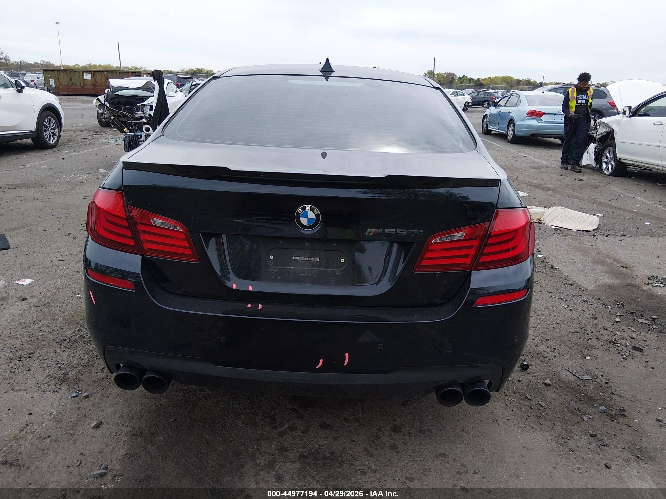 2011 Bmw 550i Xdrive Black vin: WBAFU9C52BC784187