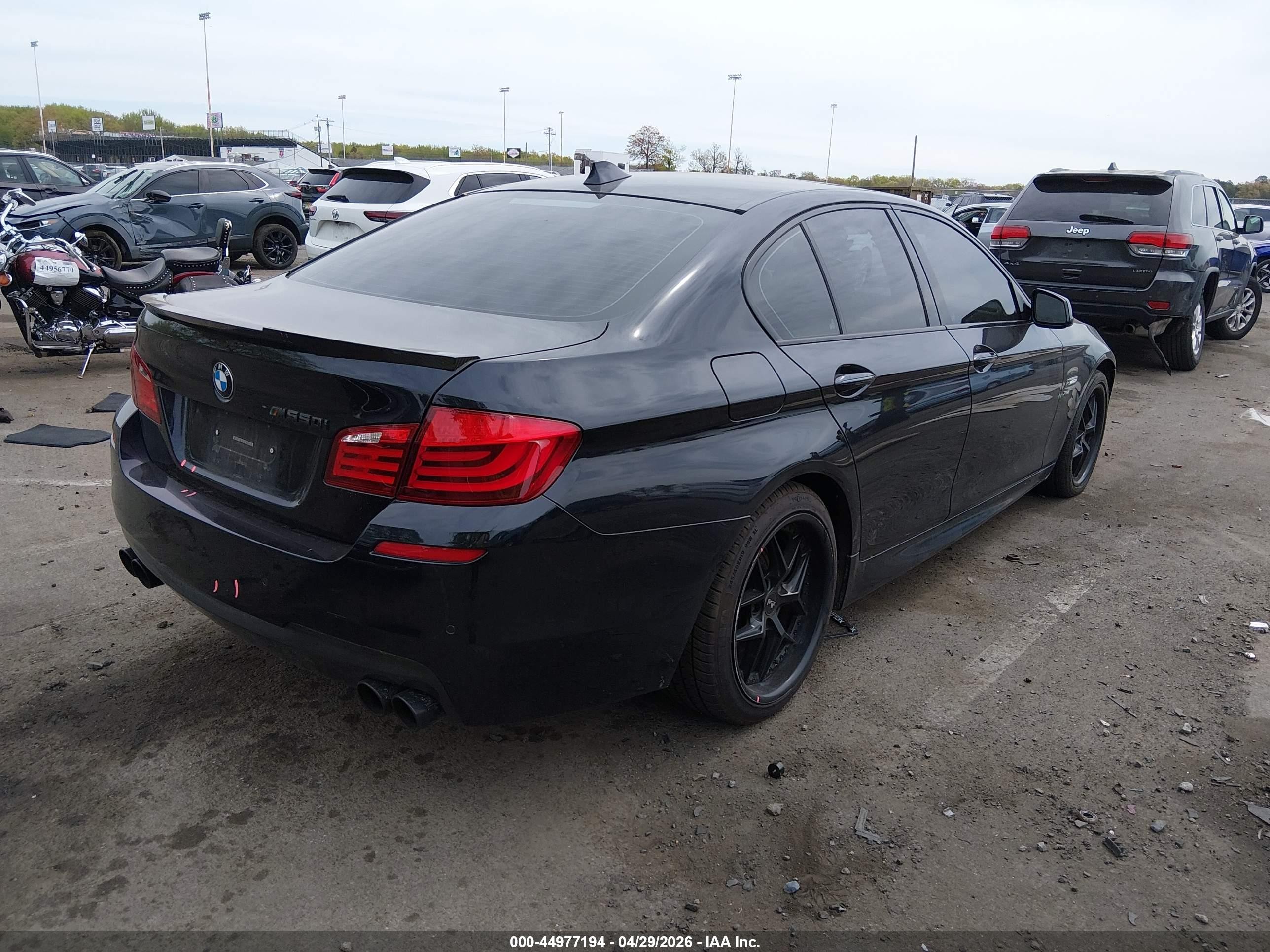 2011 Bmw 550i Xdrive Black vin: WBAFU9C52BC784187