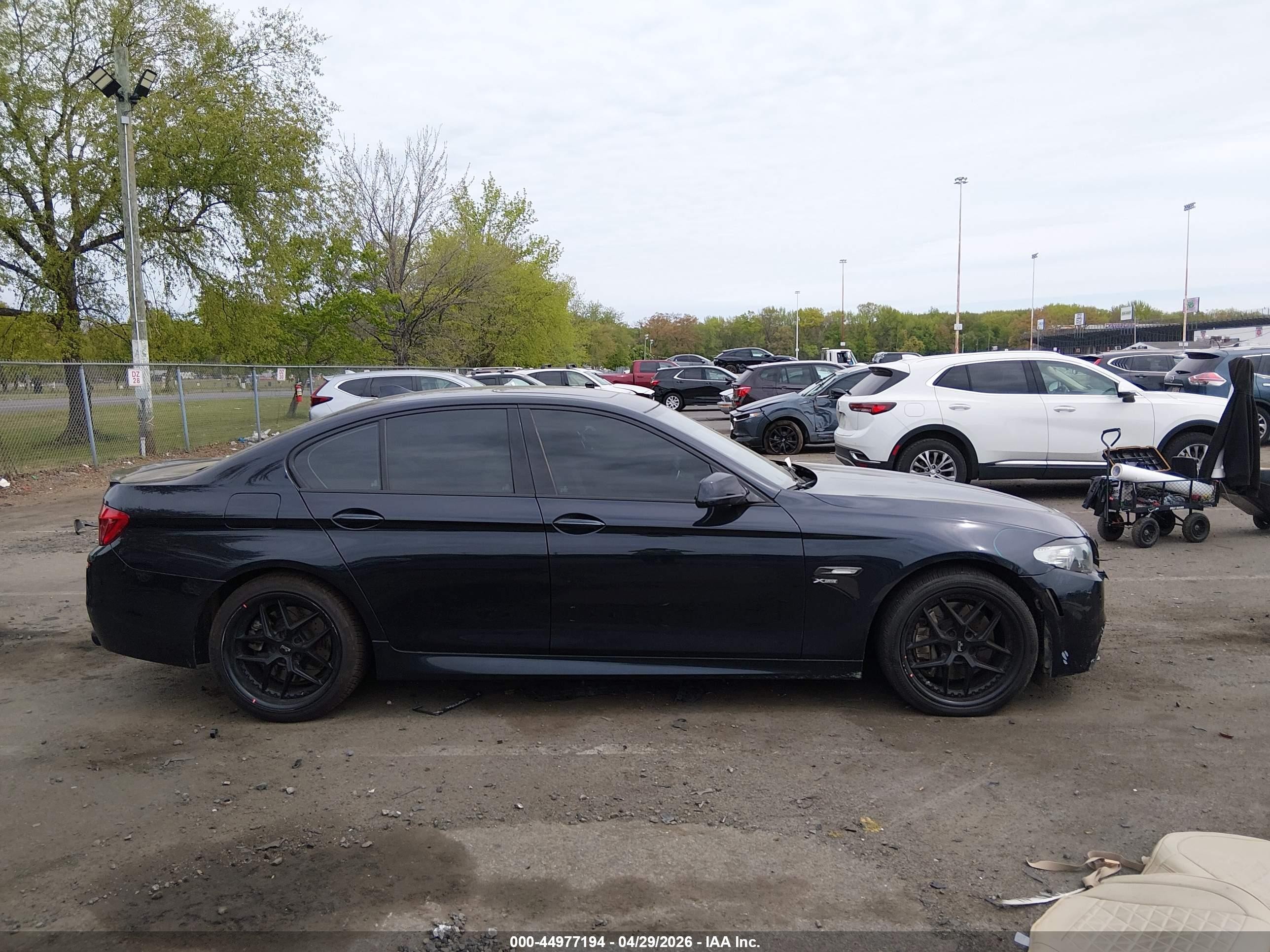 2011 Bmw 550i Xdrive Black vin: WBAFU9C52BC784187