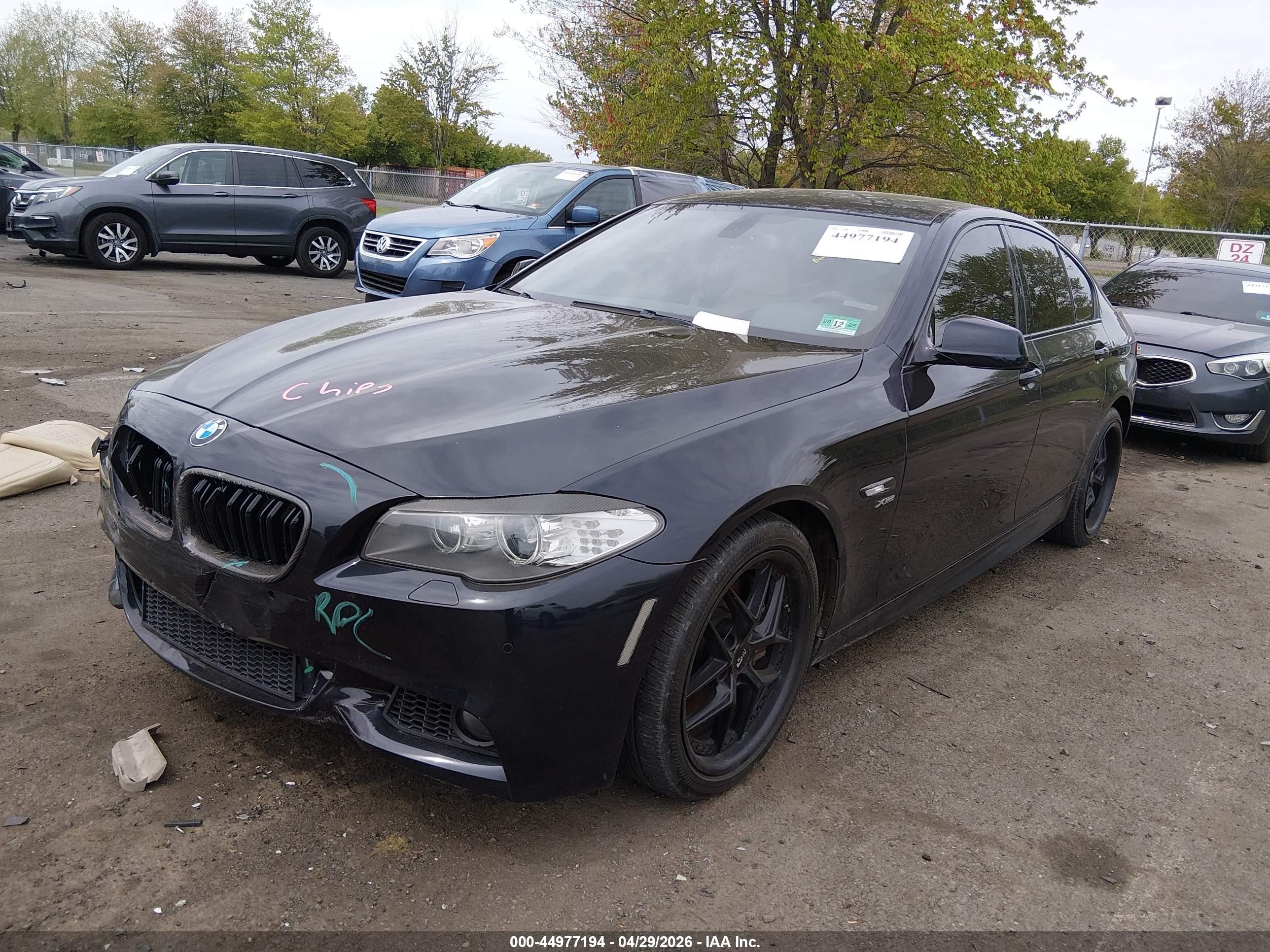 2011 Bmw 550i Xdrive Black vin: WBAFU9C52BC784187