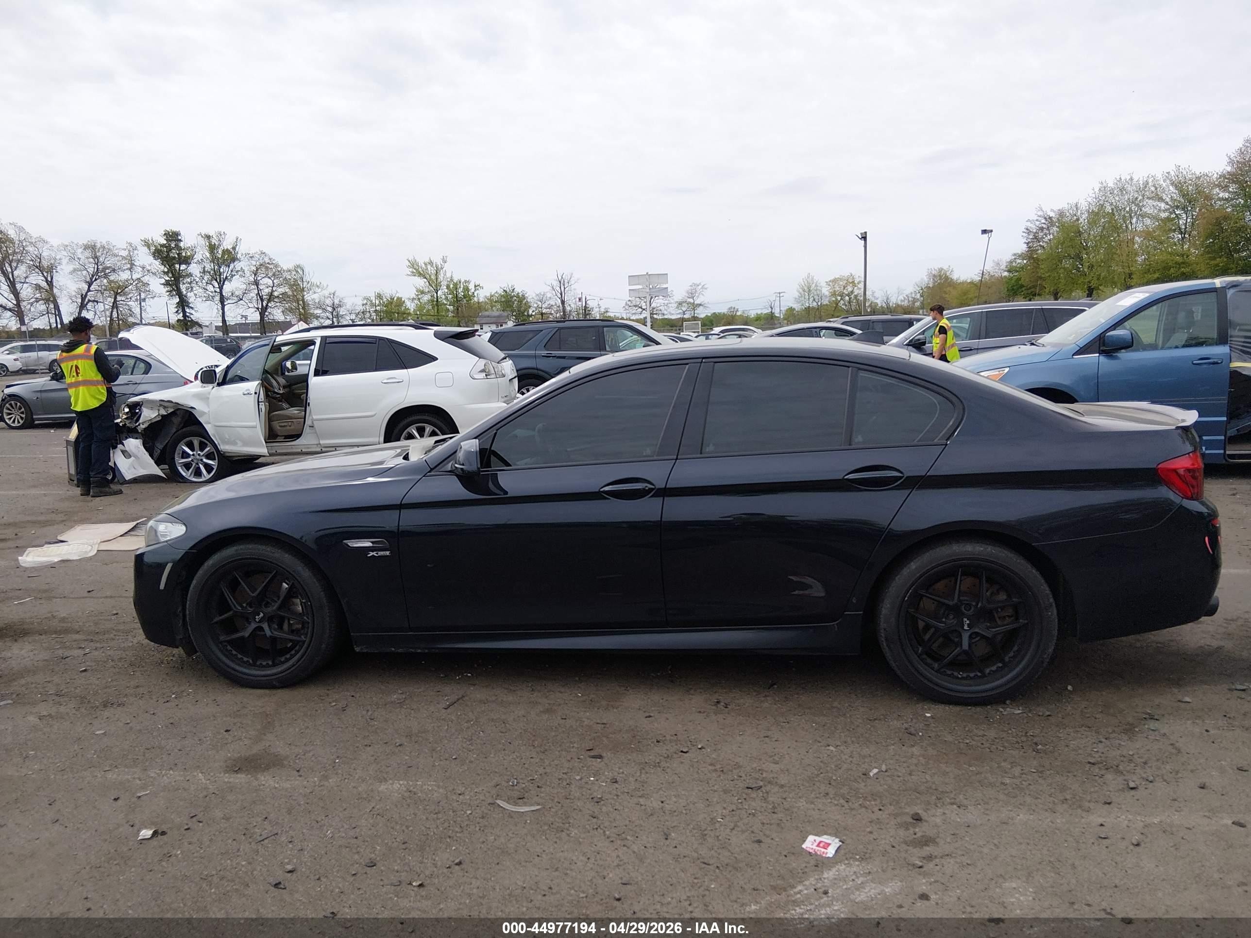 2011 Bmw 550i Xdrive Black vin: WBAFU9C52BC784187